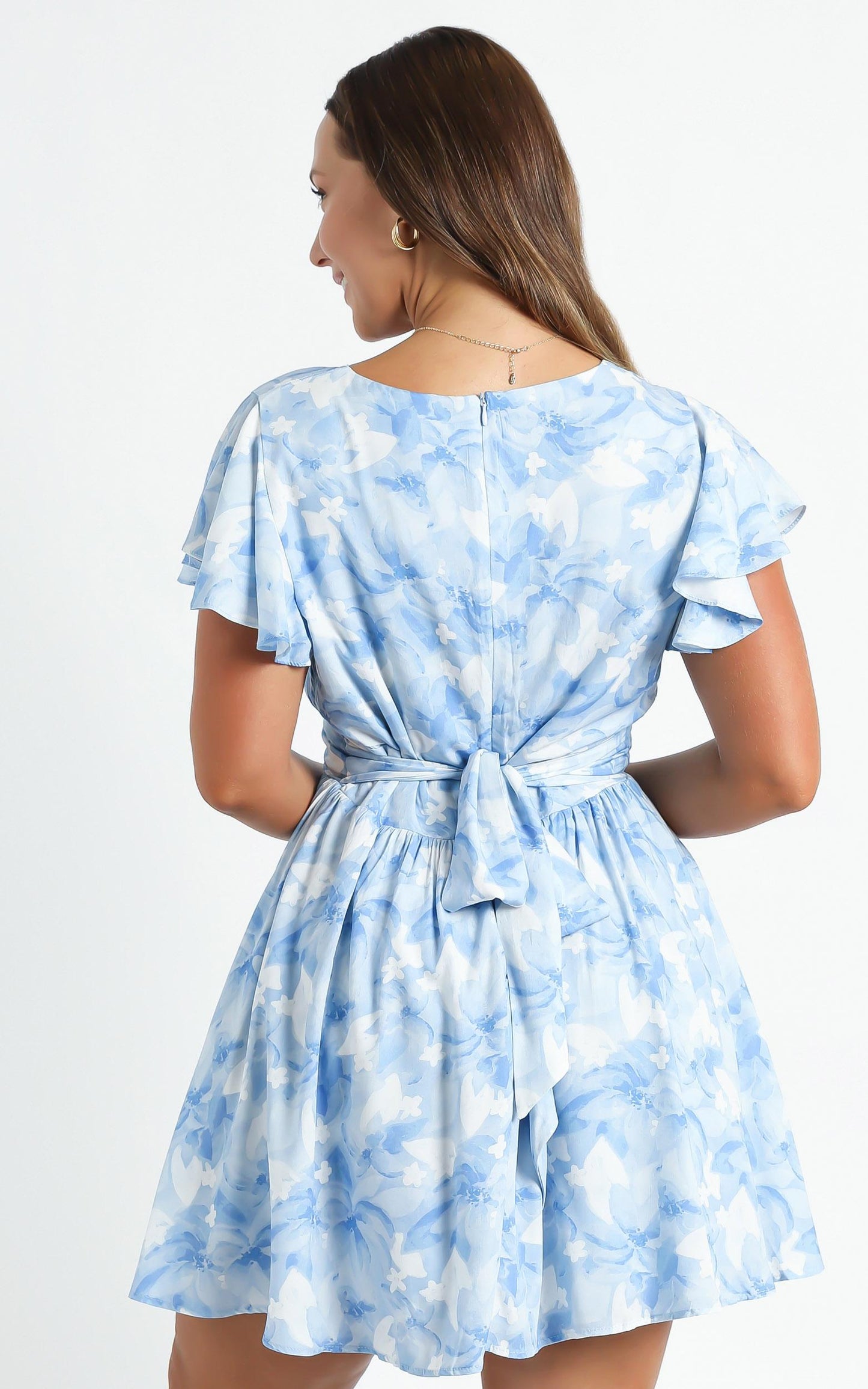 Dia Dress in Cloudy Floral
