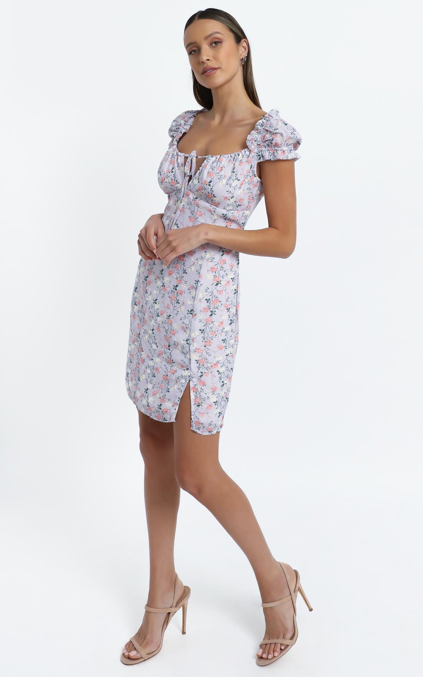Chadwick Dress in Lilac Floral