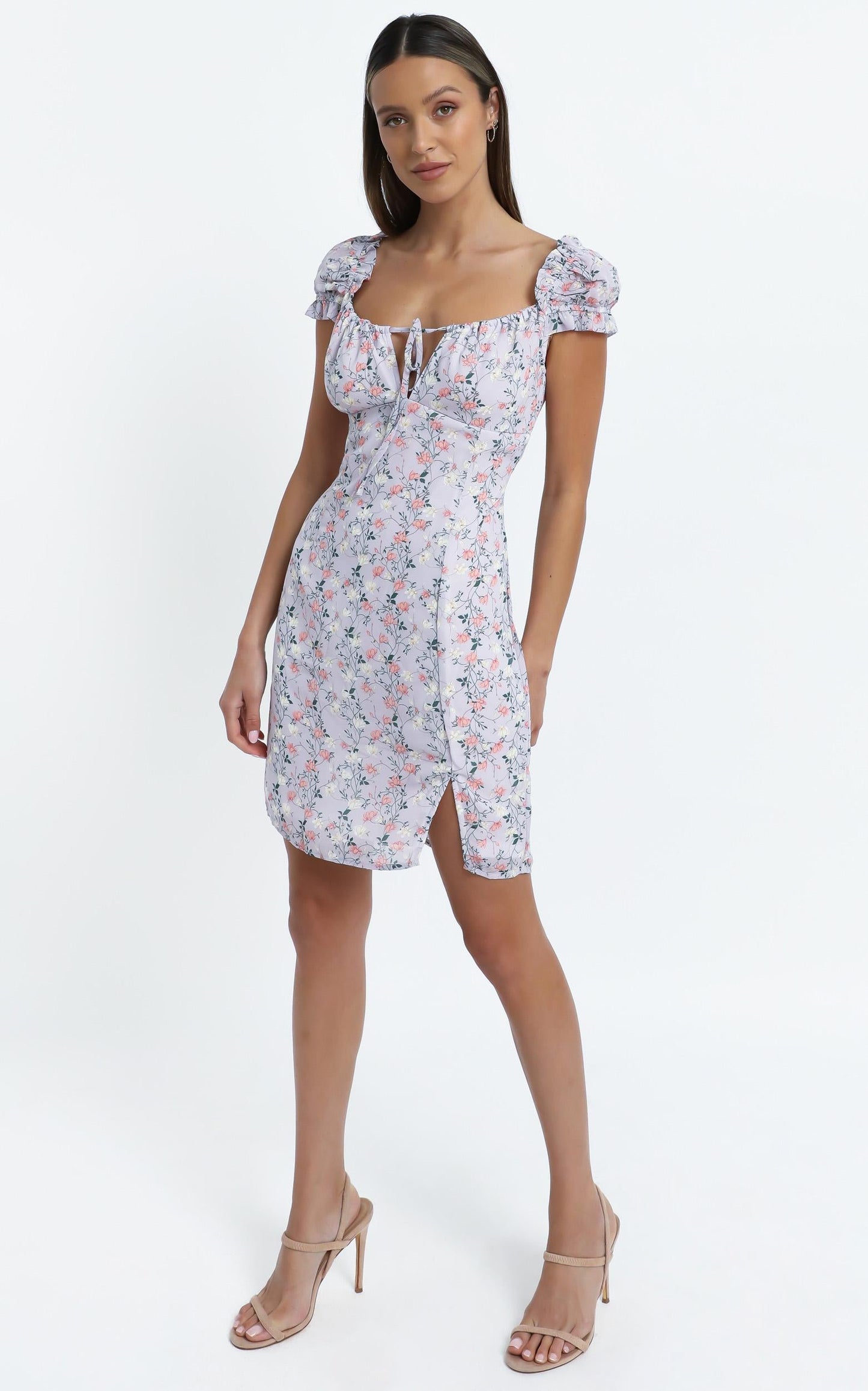 Chadwick Dress in Lilac Floral