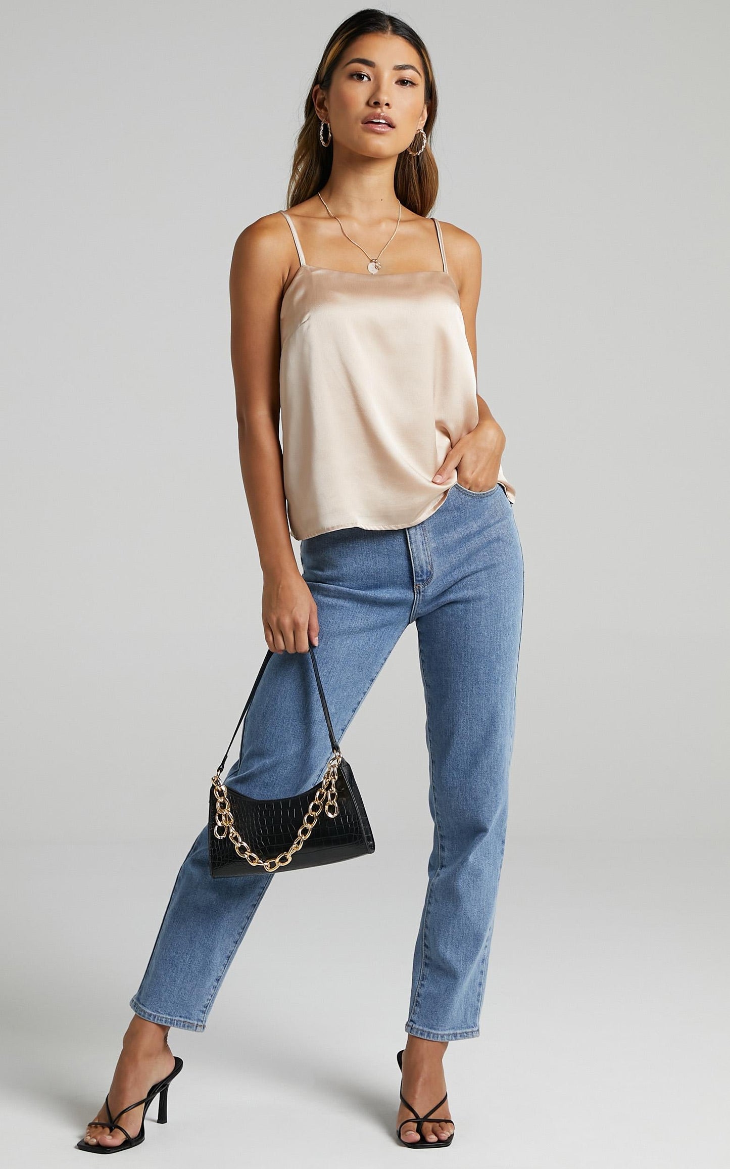 High Key Top in Champagne