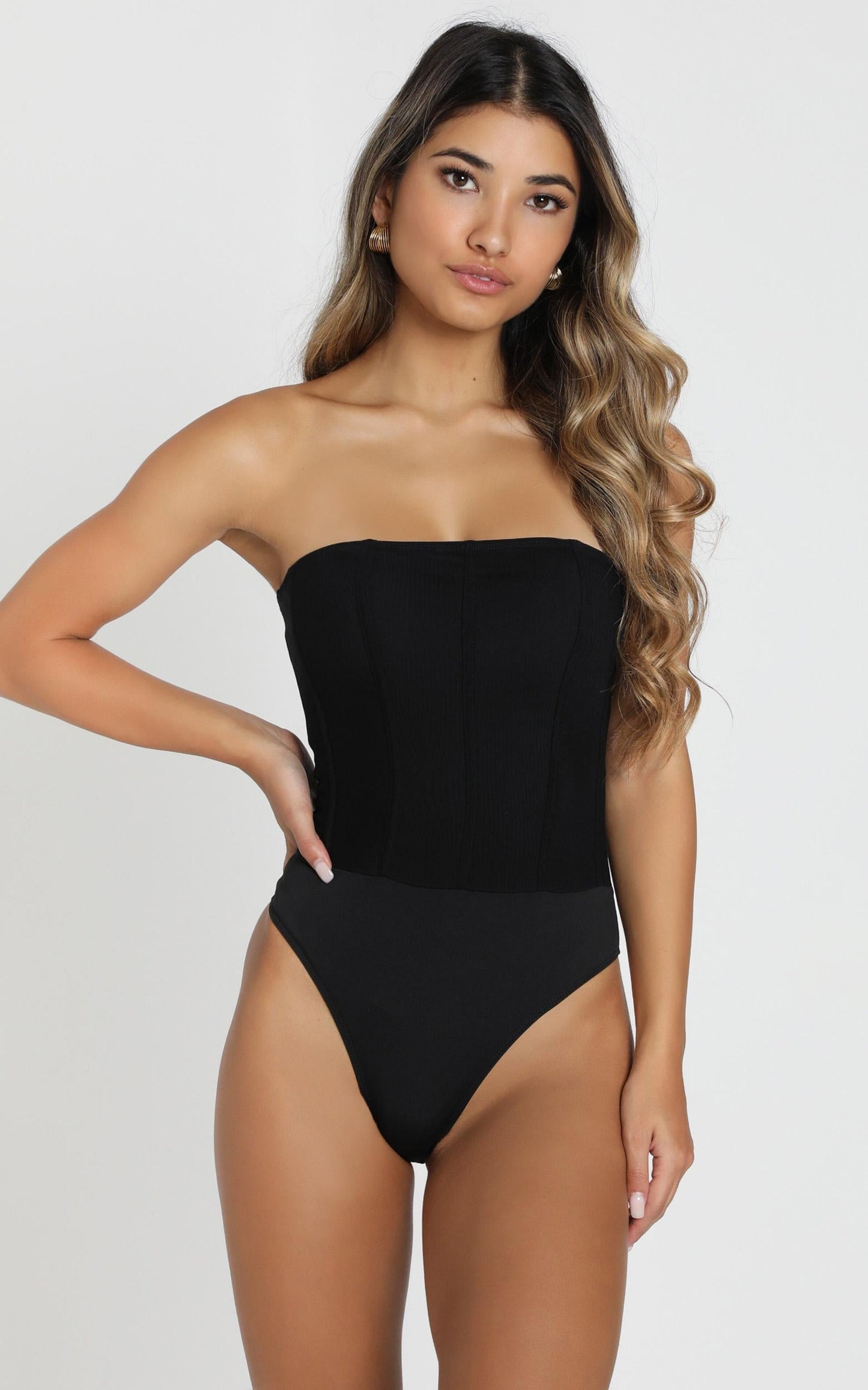 Chances Are High Bodysuit in Black
