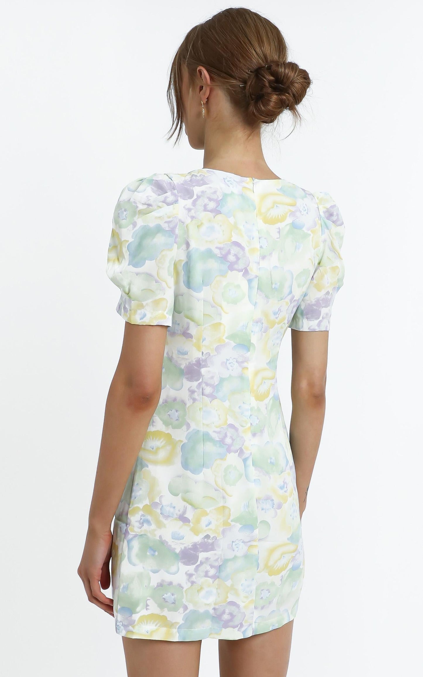 Chandler Dress in Blue Floral
