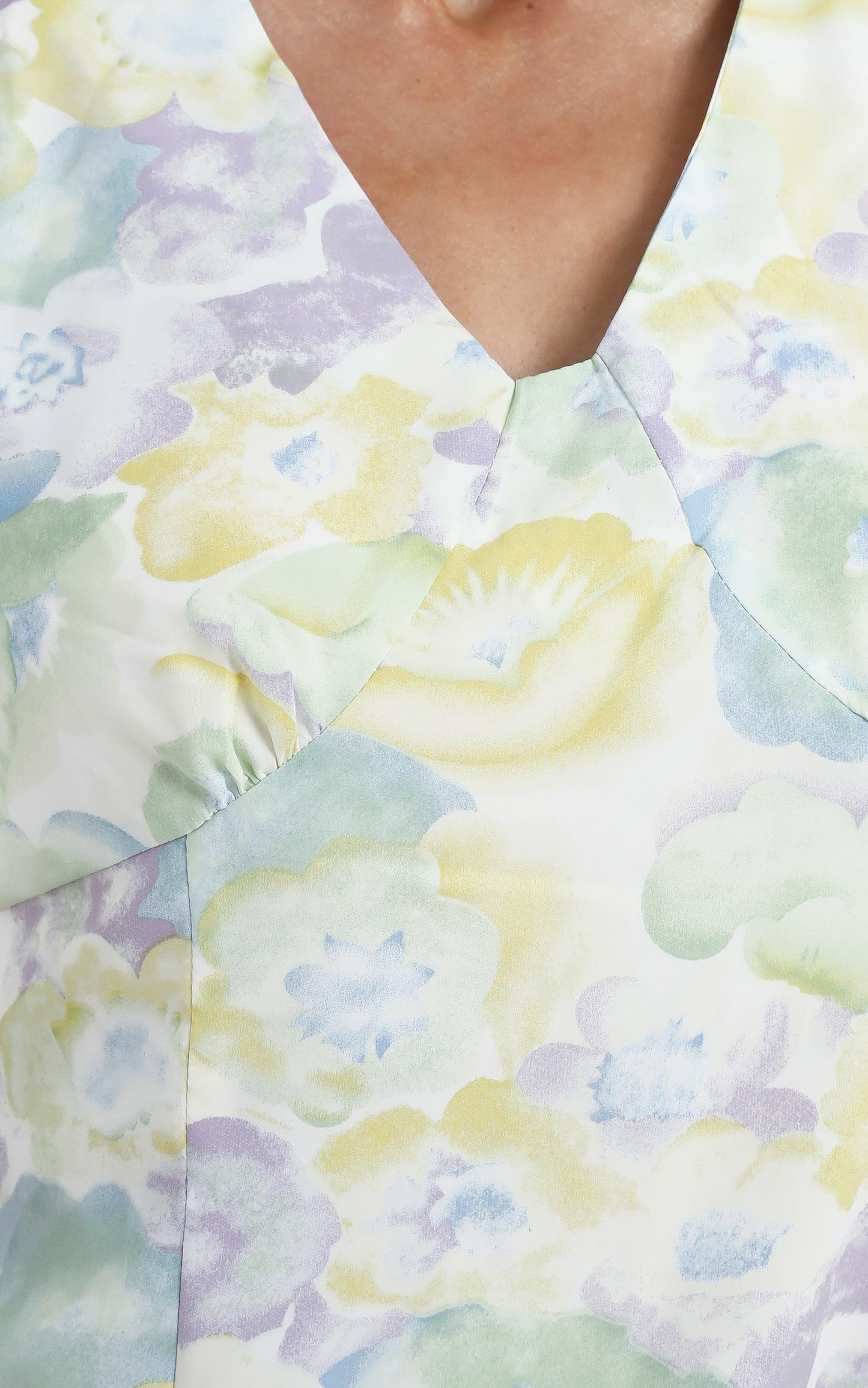 Chandler Dress in Blue Floral