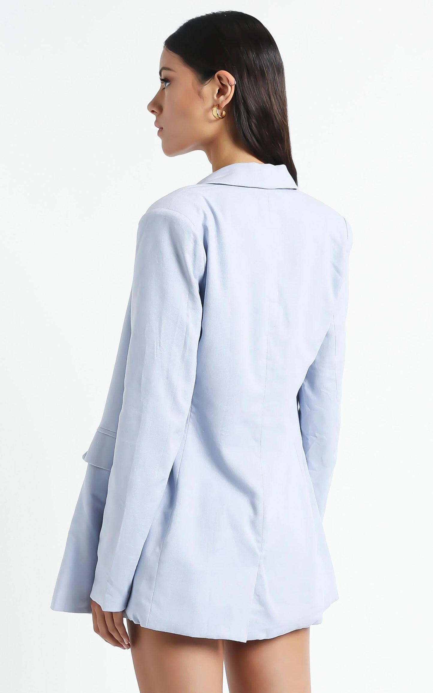 Changing My Mind Blazer in Powder Blue