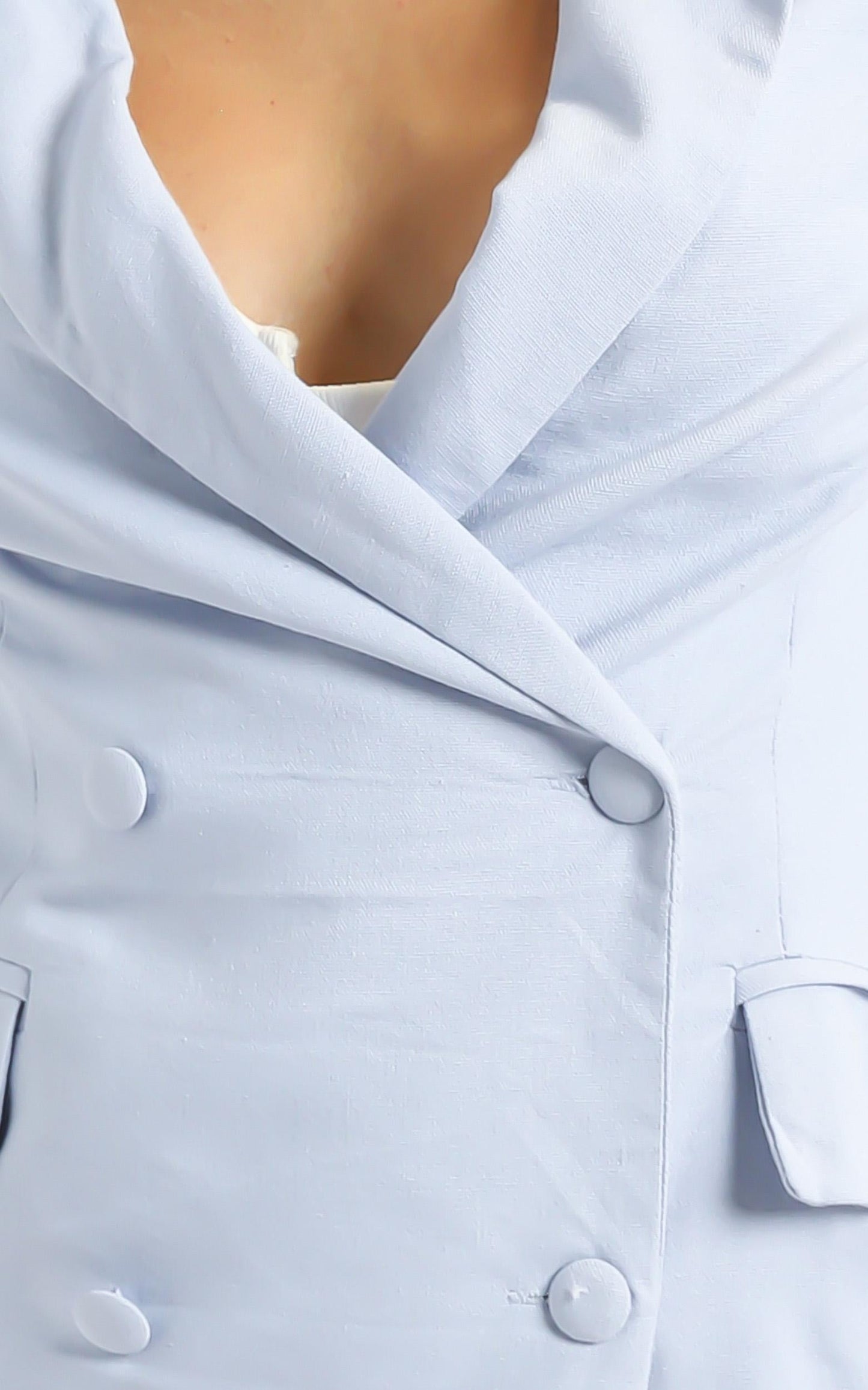 Changing My Mind Blazer in Powder Blue
