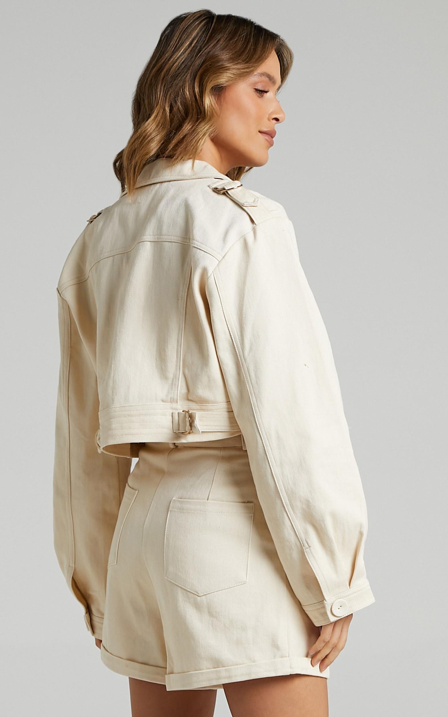 Charlie Holiday - Frankie Jacket in Oyster