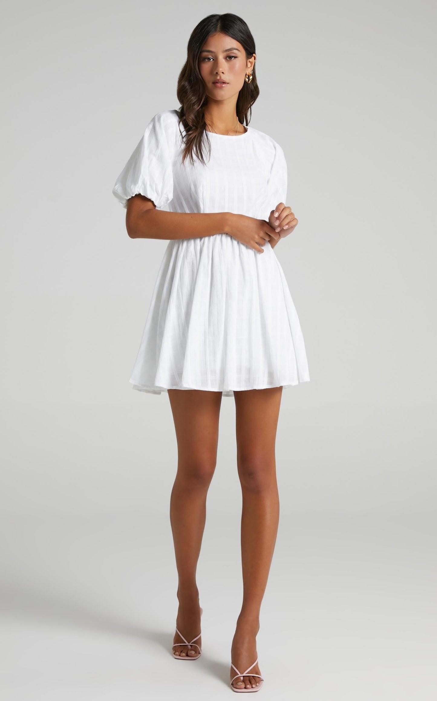 Cherie Dress in White