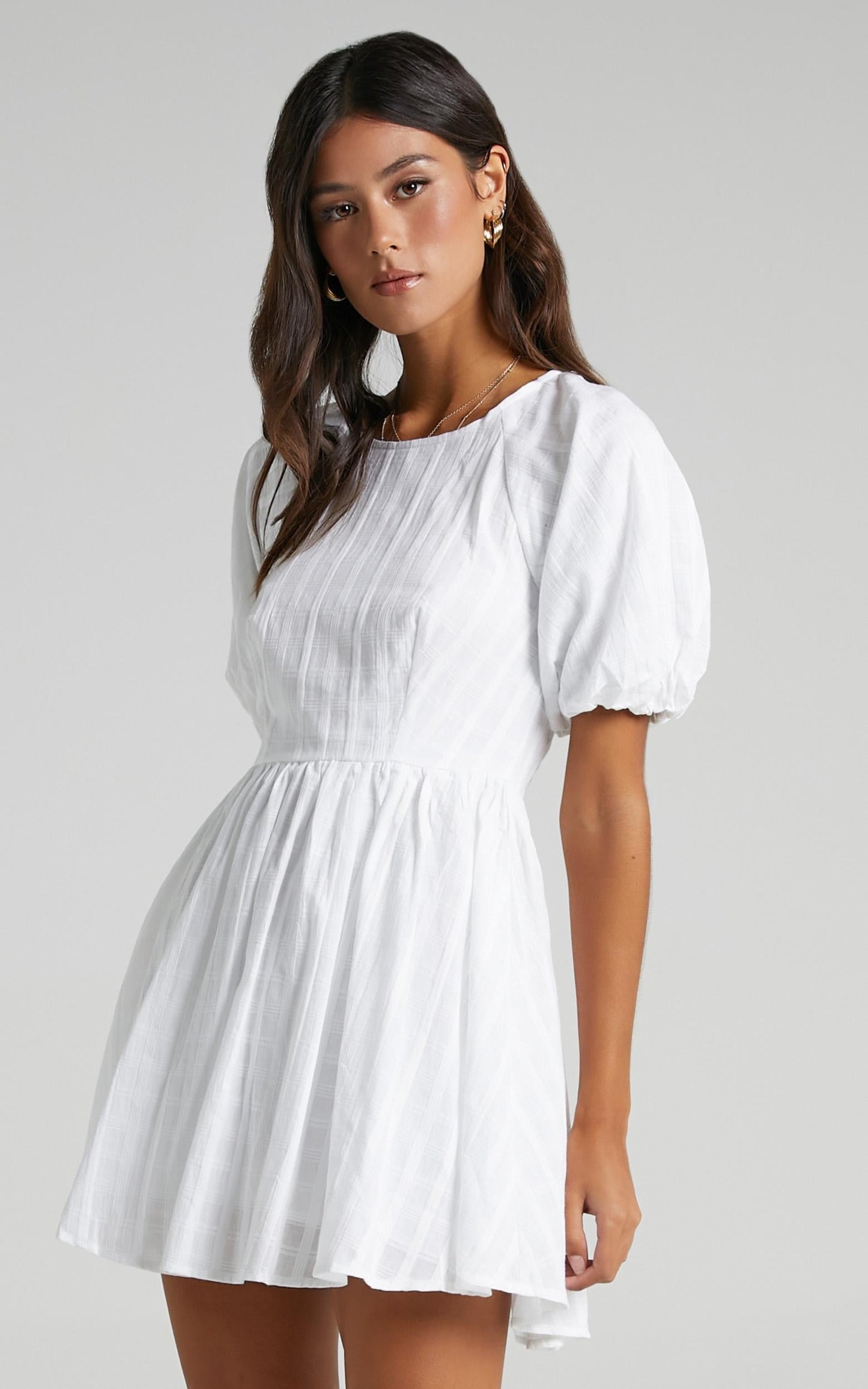 Cherie Dress in White