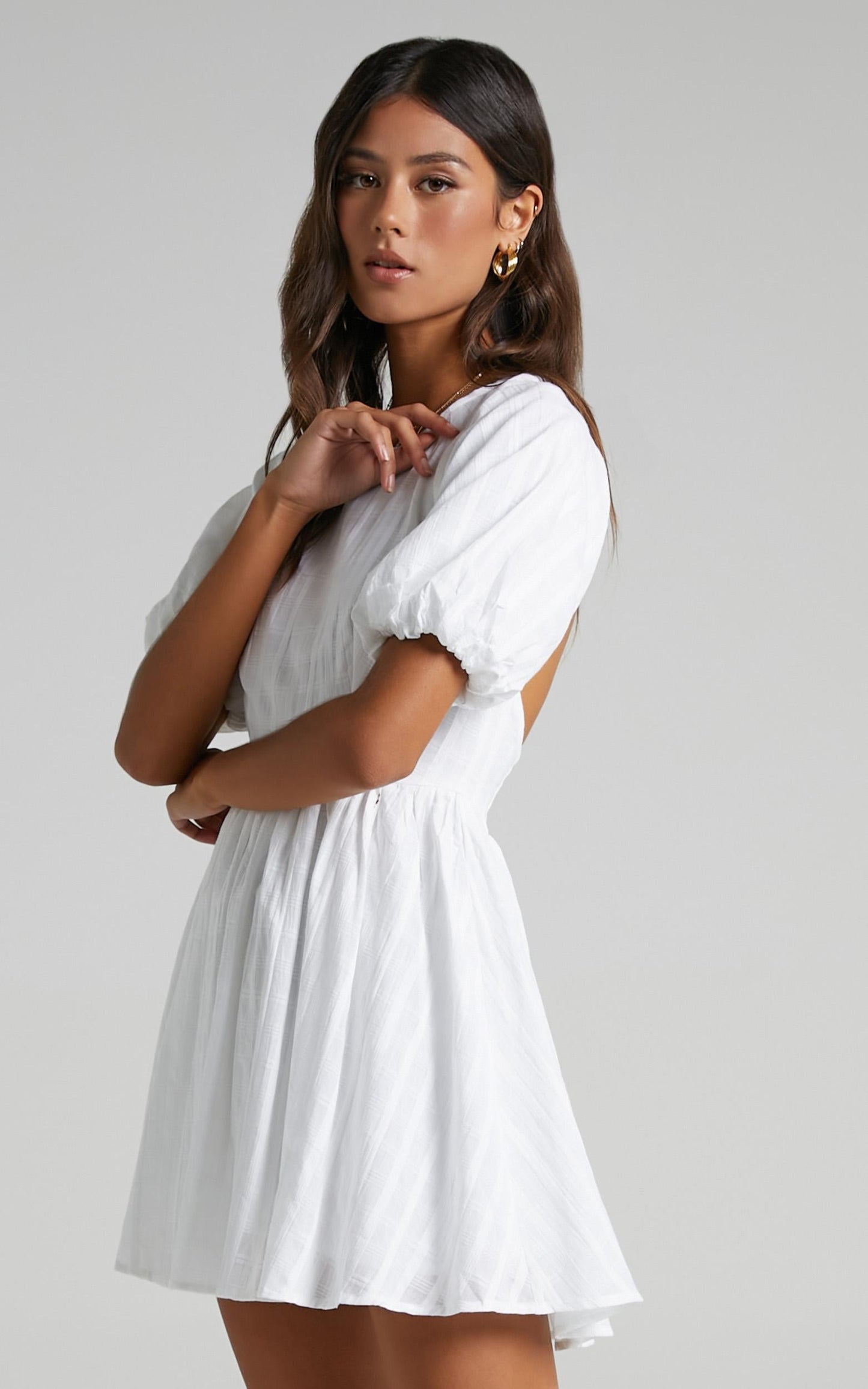 Cherie Dress in White