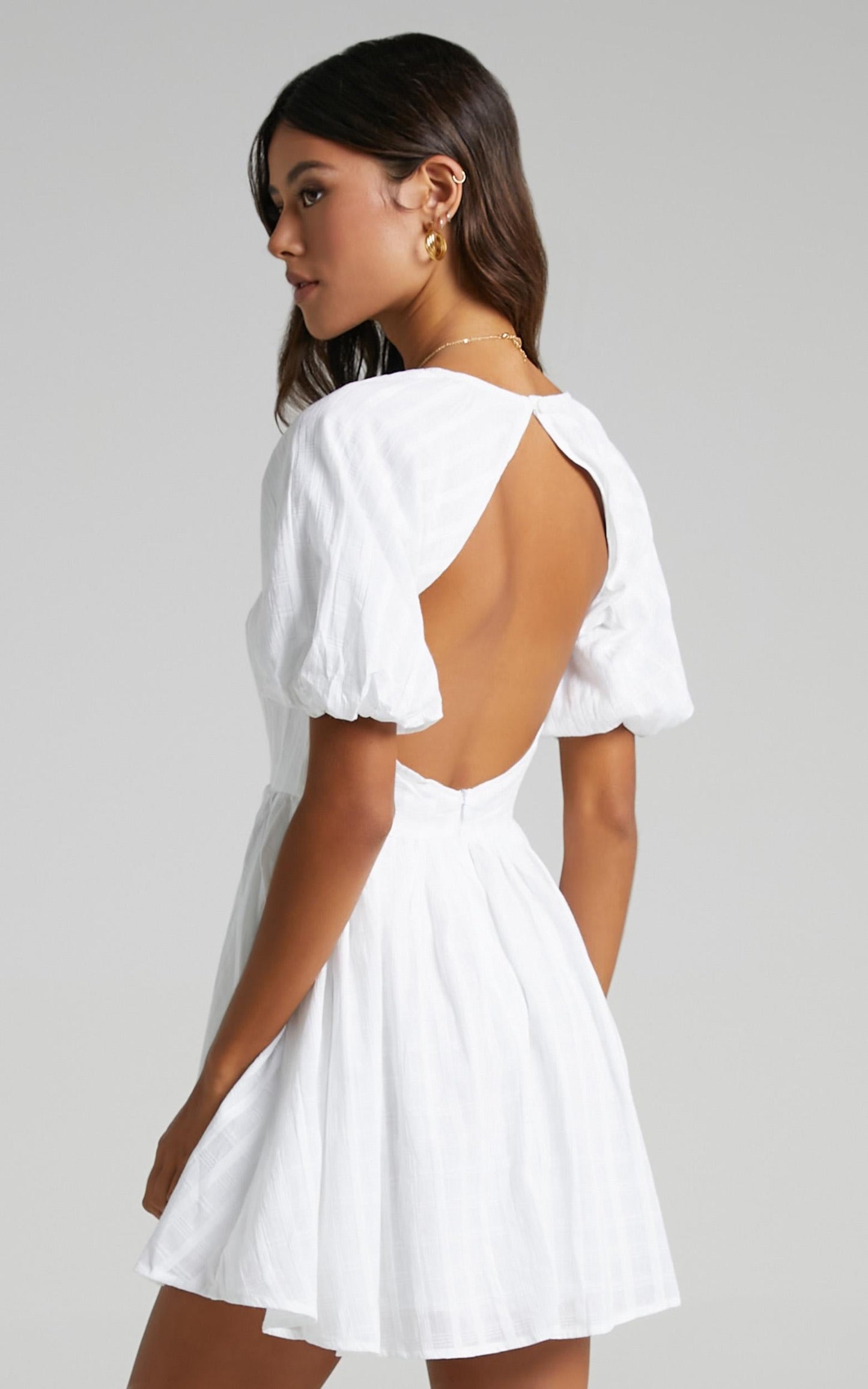 Cherie Dress in White
