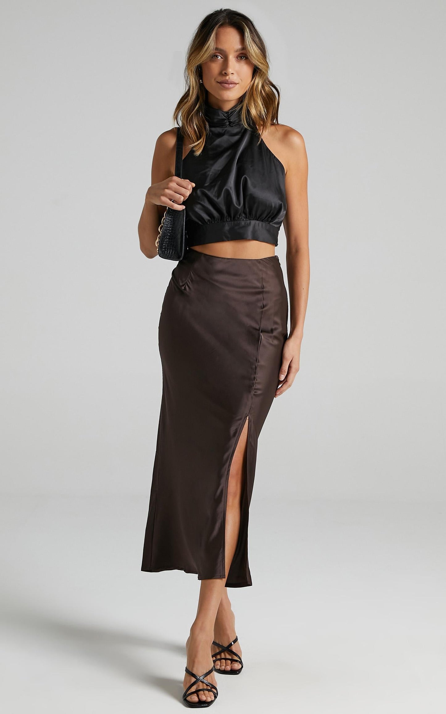 Diara Skirt in Dark Chocolate