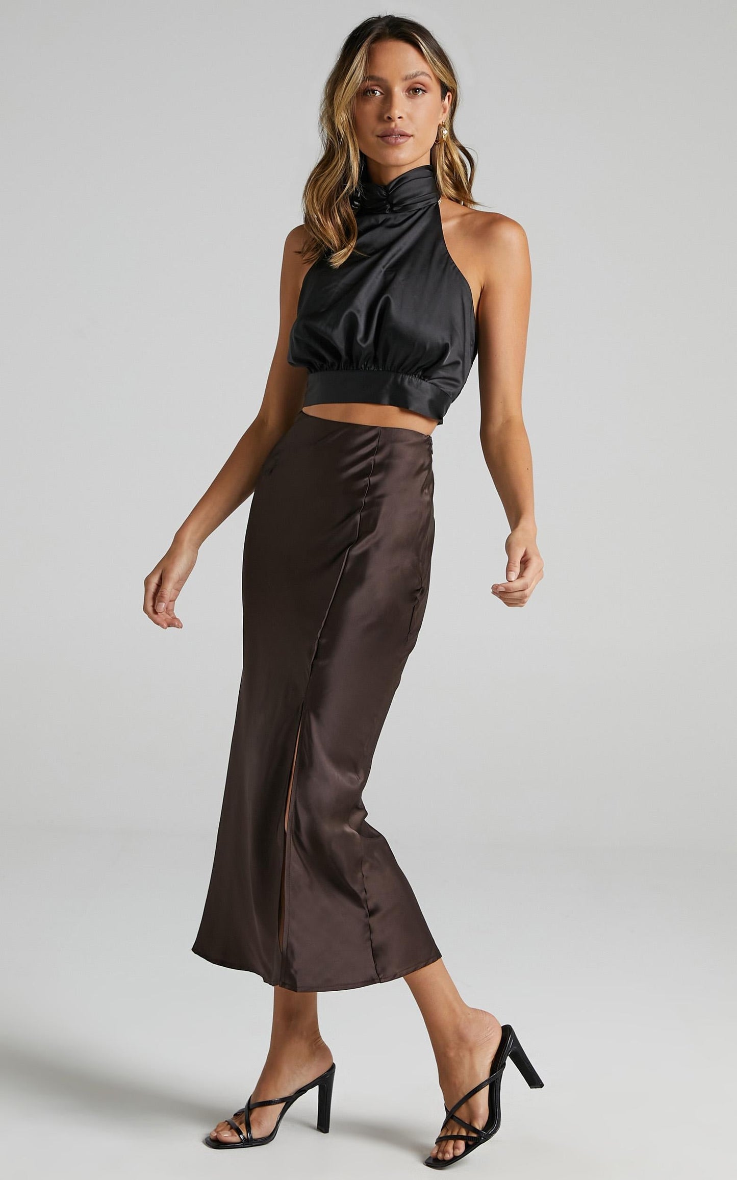 Diara Skirt in Dark Chocolate