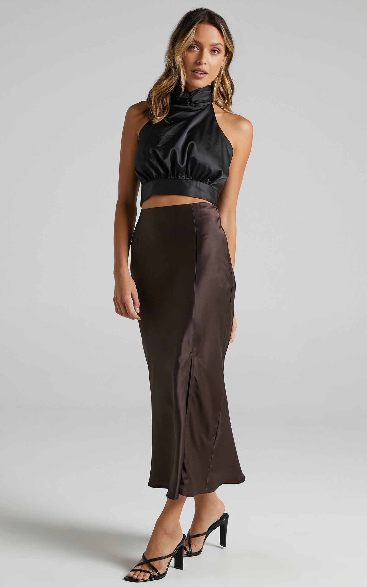 Diara Skirt in Dark Chocolate