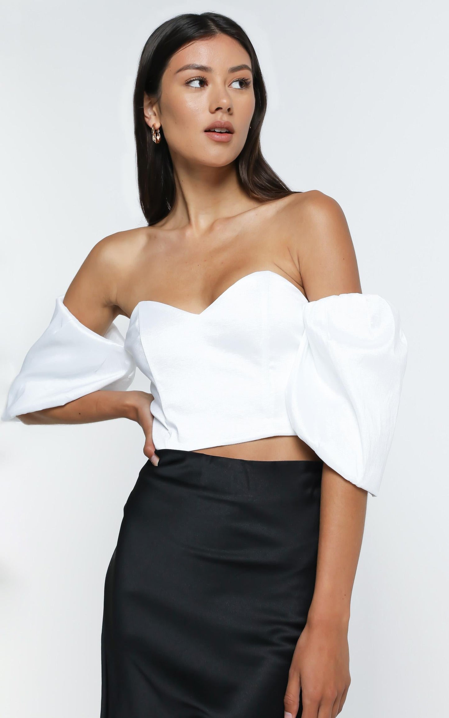 Cinnamon Top in White