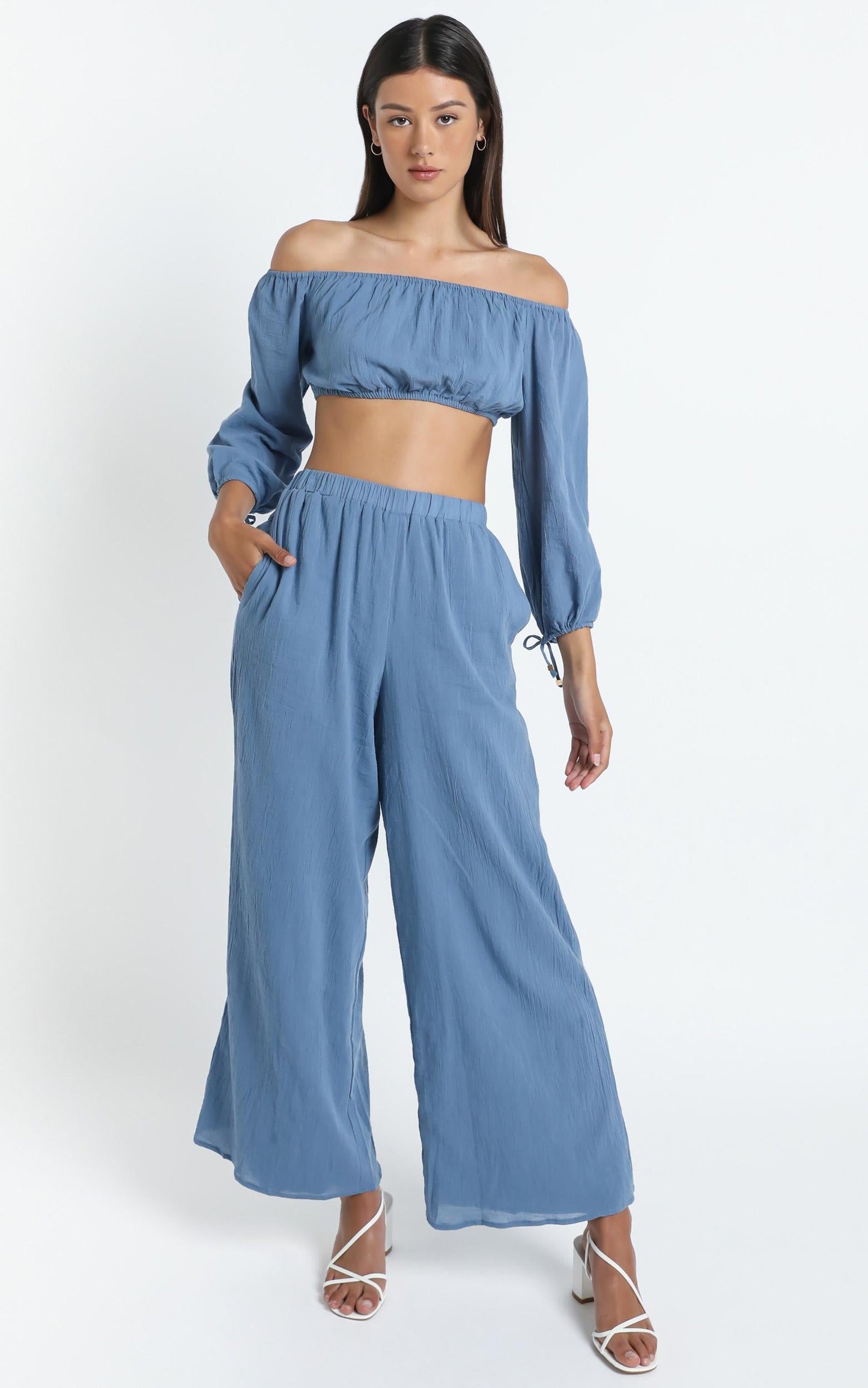 Citra Two Piece Set in Blue