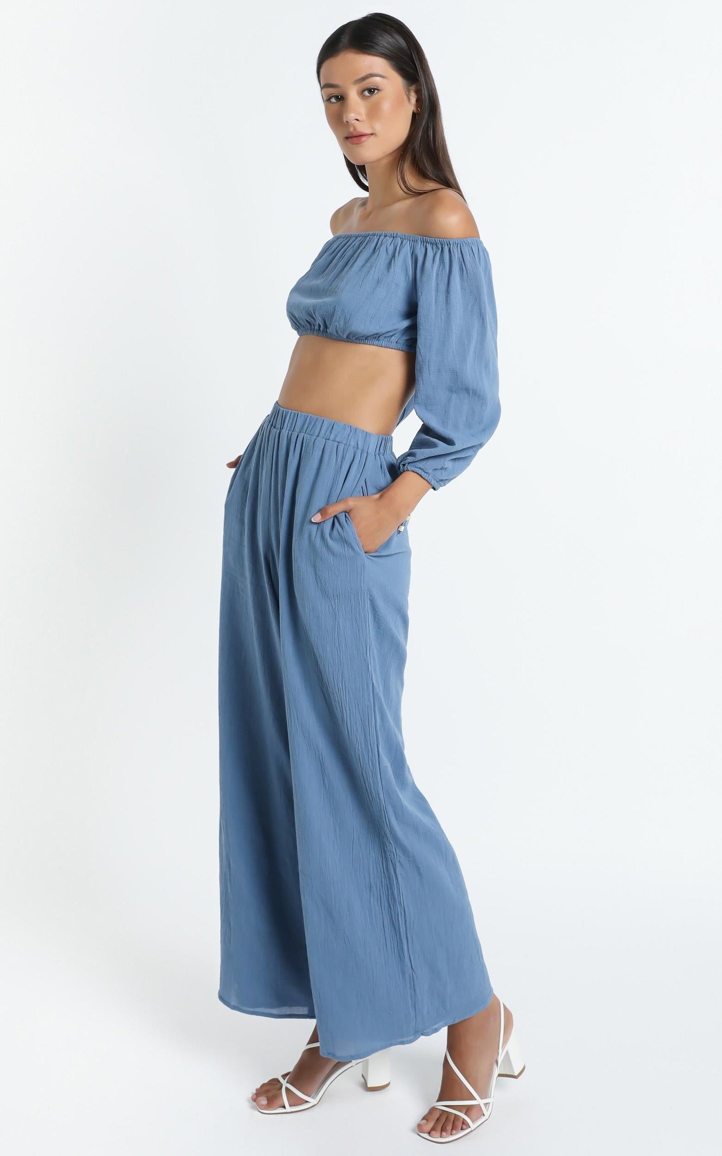 Citra Two Piece Set in Blue