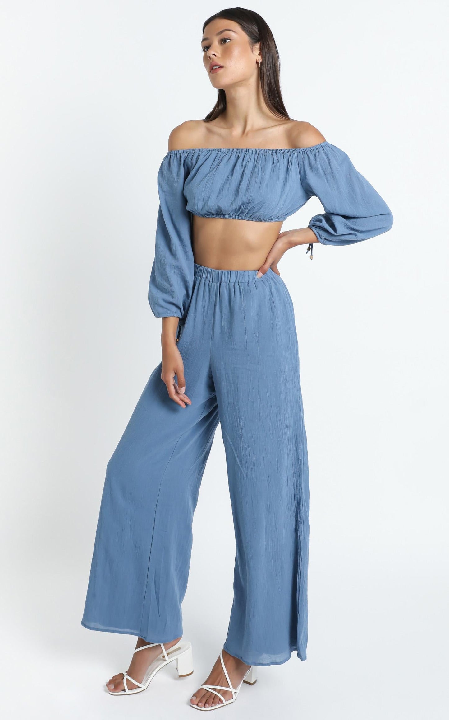 Citra Two Piece Set in Blue