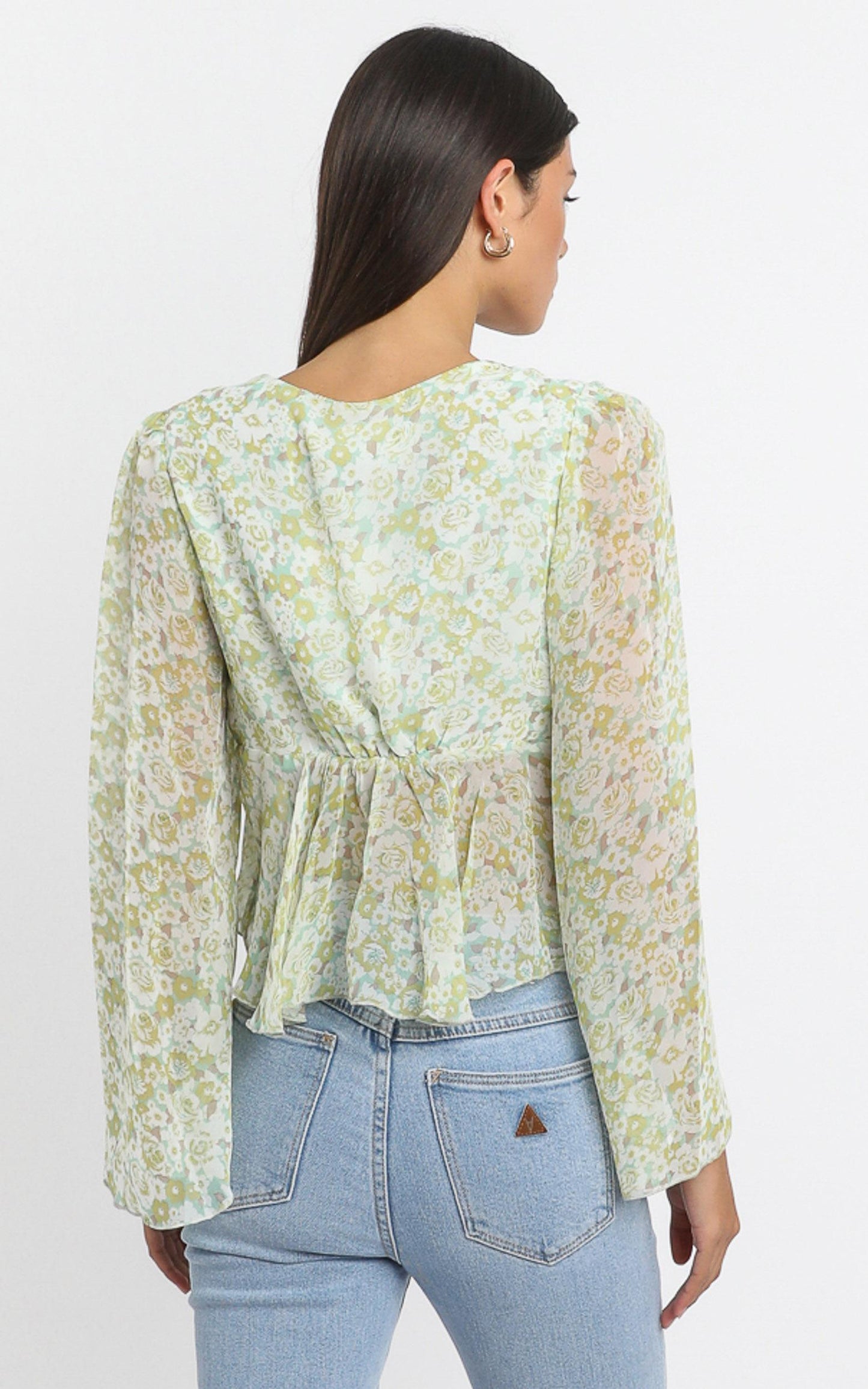Dance It Out Top in Citrus Floral
