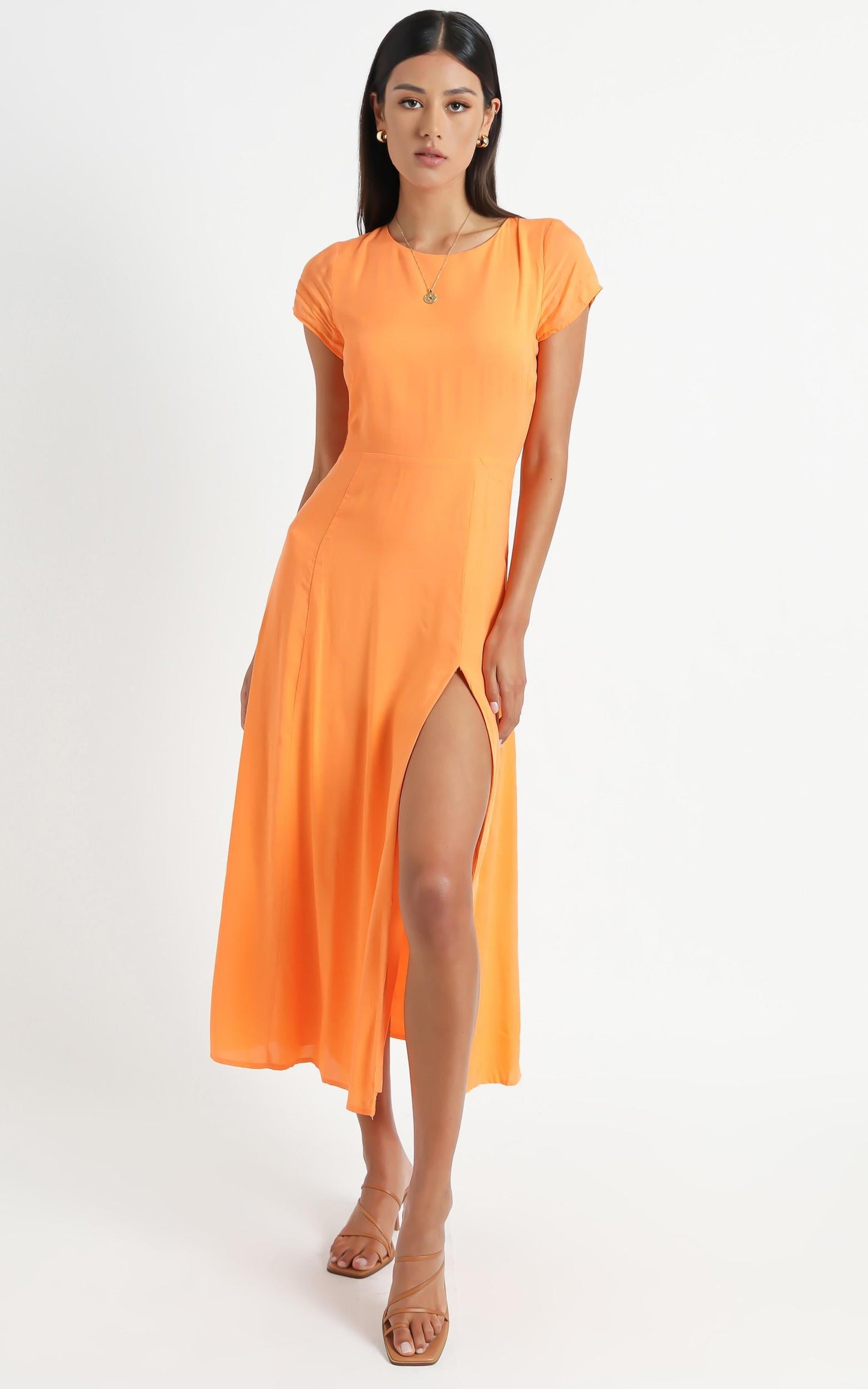 Clarice Dress in Orange