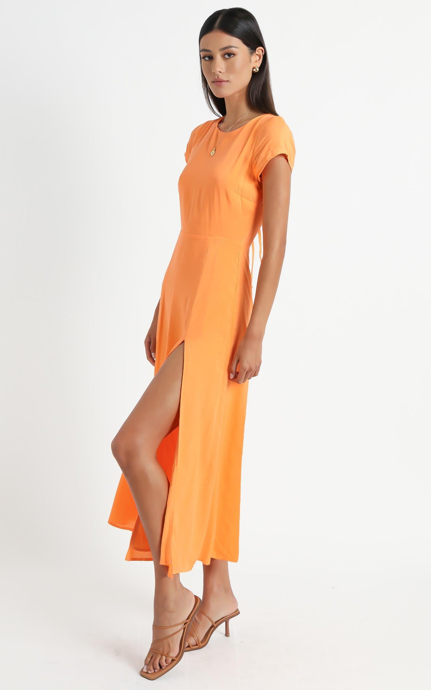 Clarice Dress in Orange