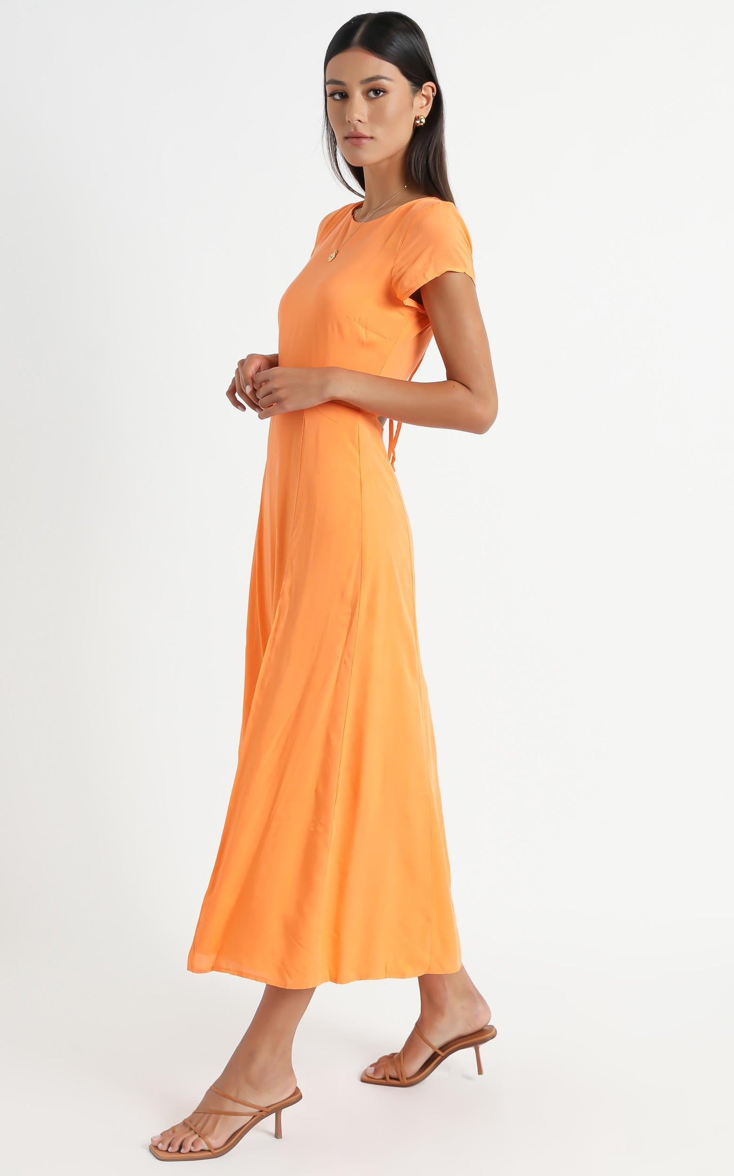 Clarice Dress in Orange
