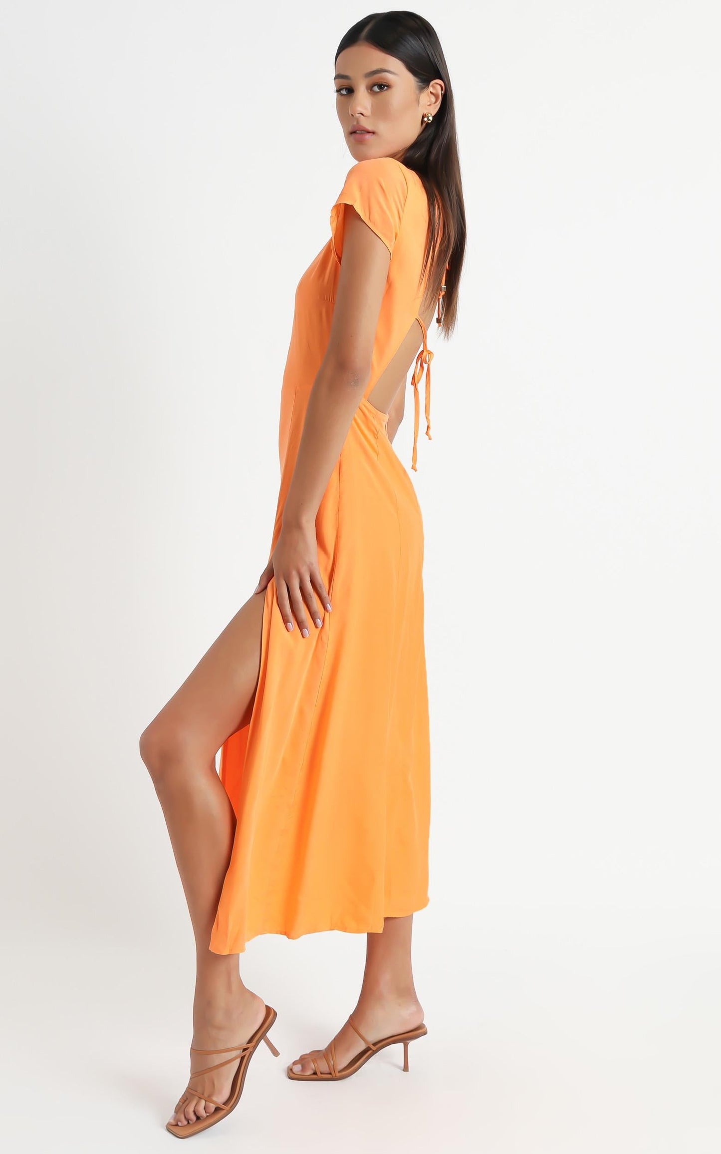Clarice Dress in Orange