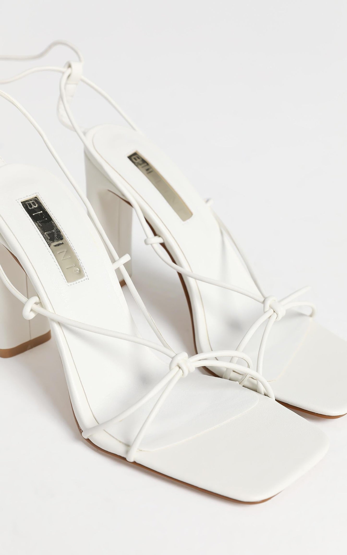 Billini - Clarissa Block Heels in White