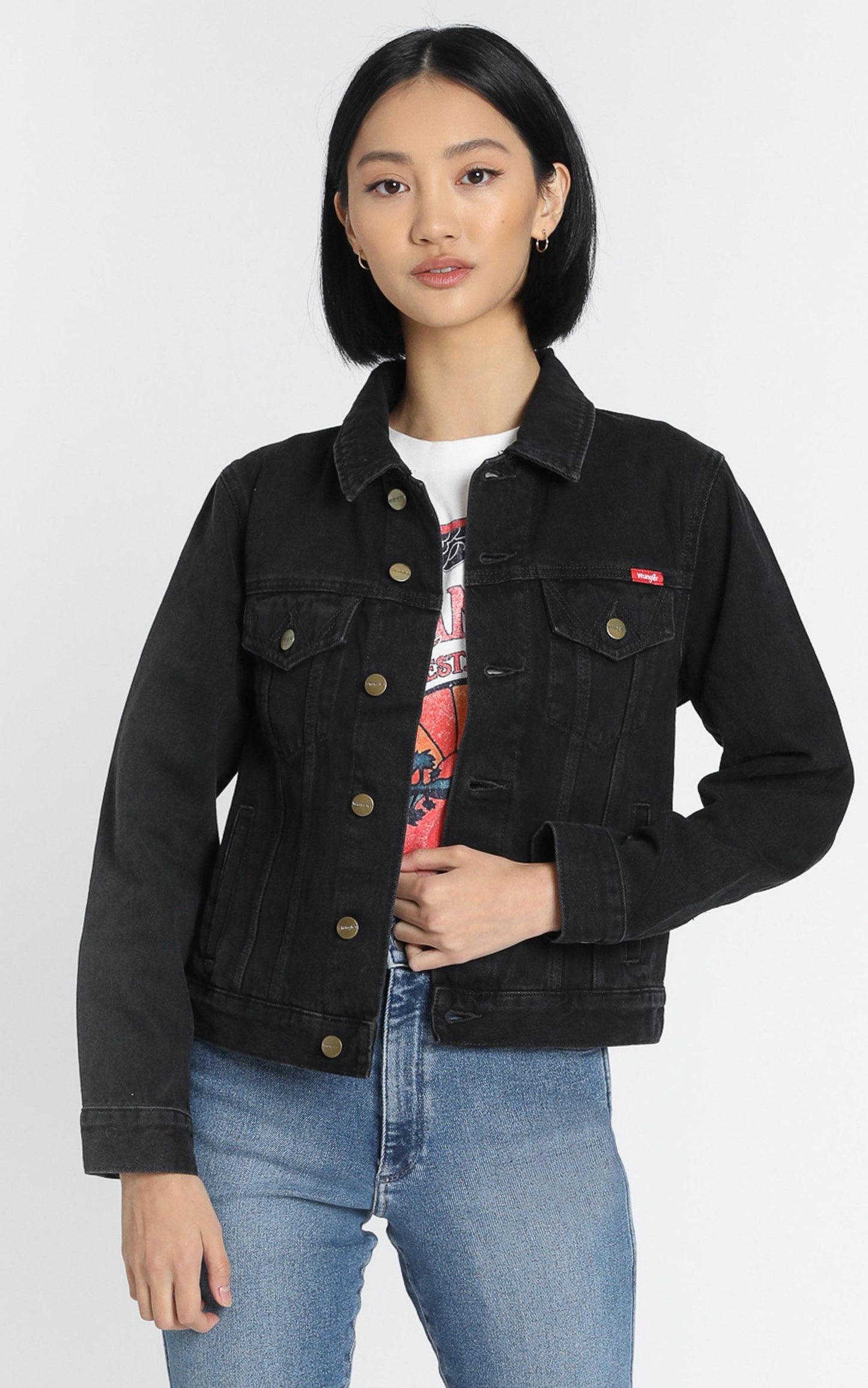 Wrangler - Classic Denim Jacket in Starr Stone