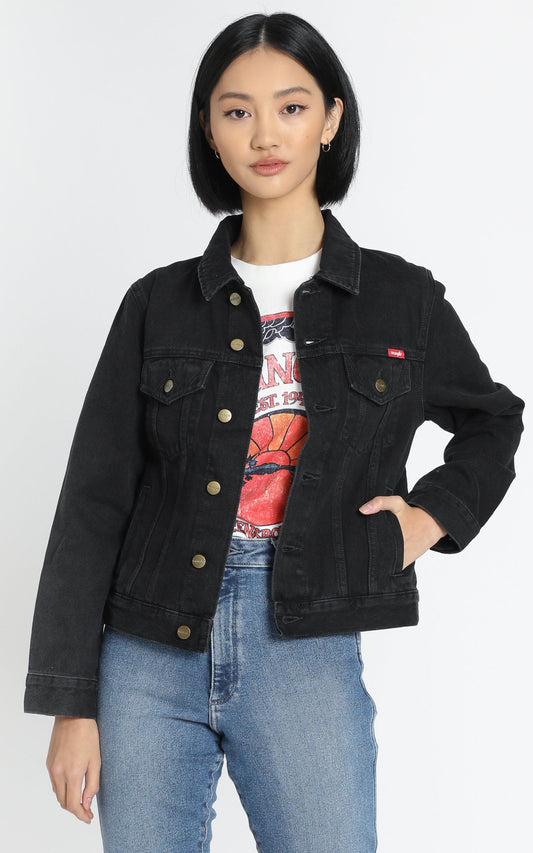 Wrangler - Classic Denim Jacket in Starr Stone