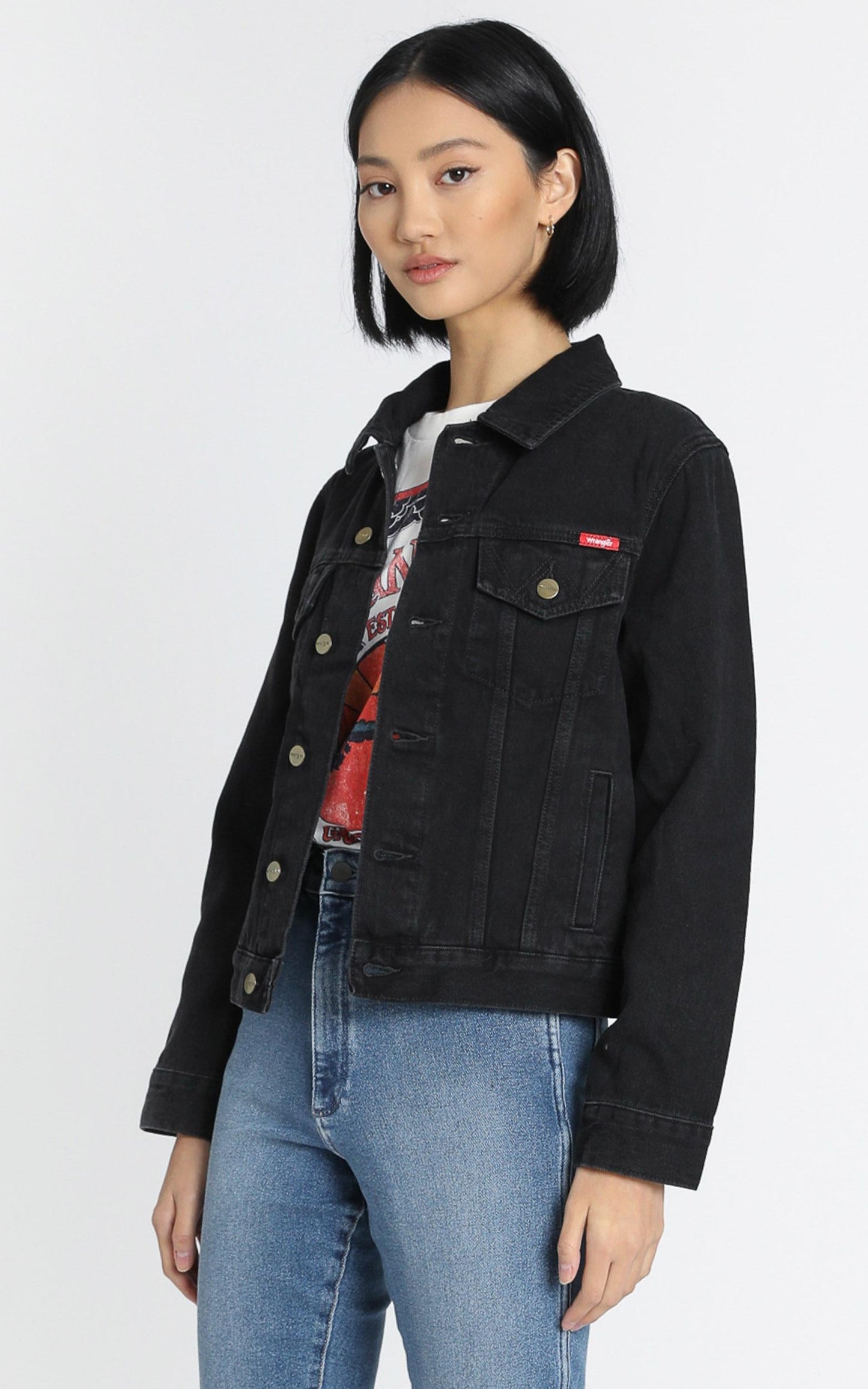 Wrangler - Classic Denim Jacket in Starr Stone