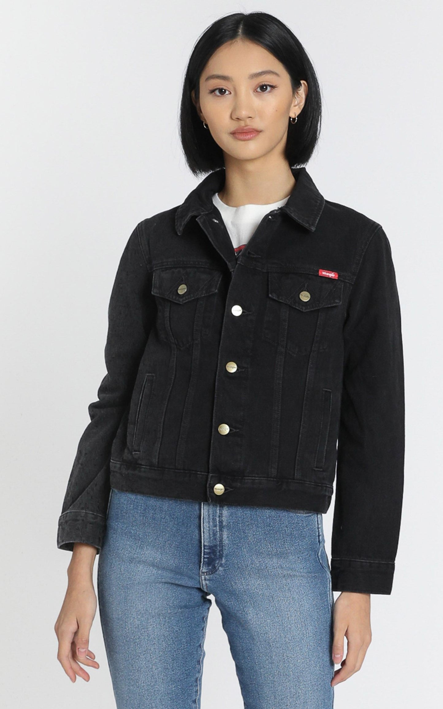 Wrangler - Classic Denim Jacket in Starr Stone