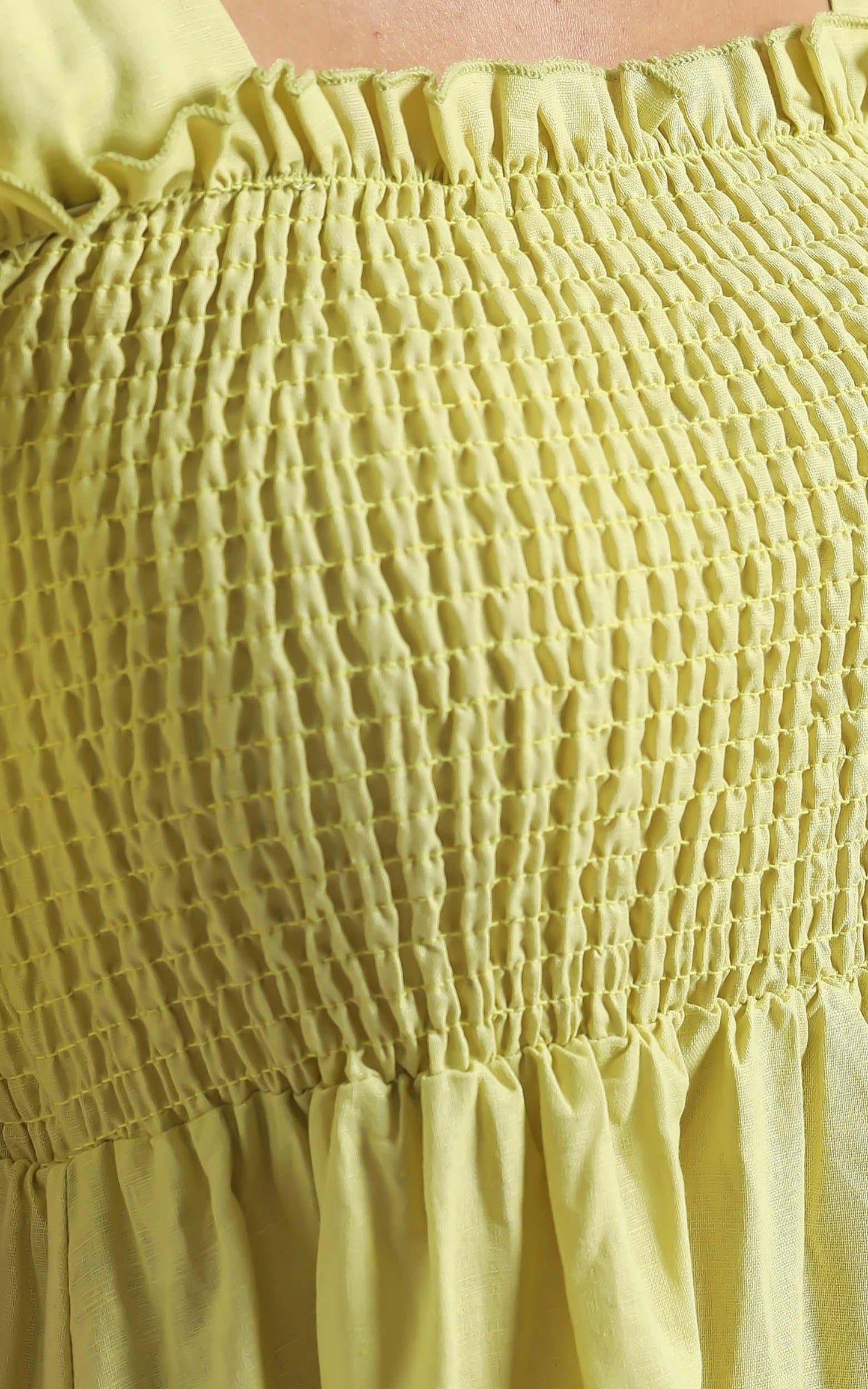 Charlie Holiday - Tuscany Dress in Chartreuse