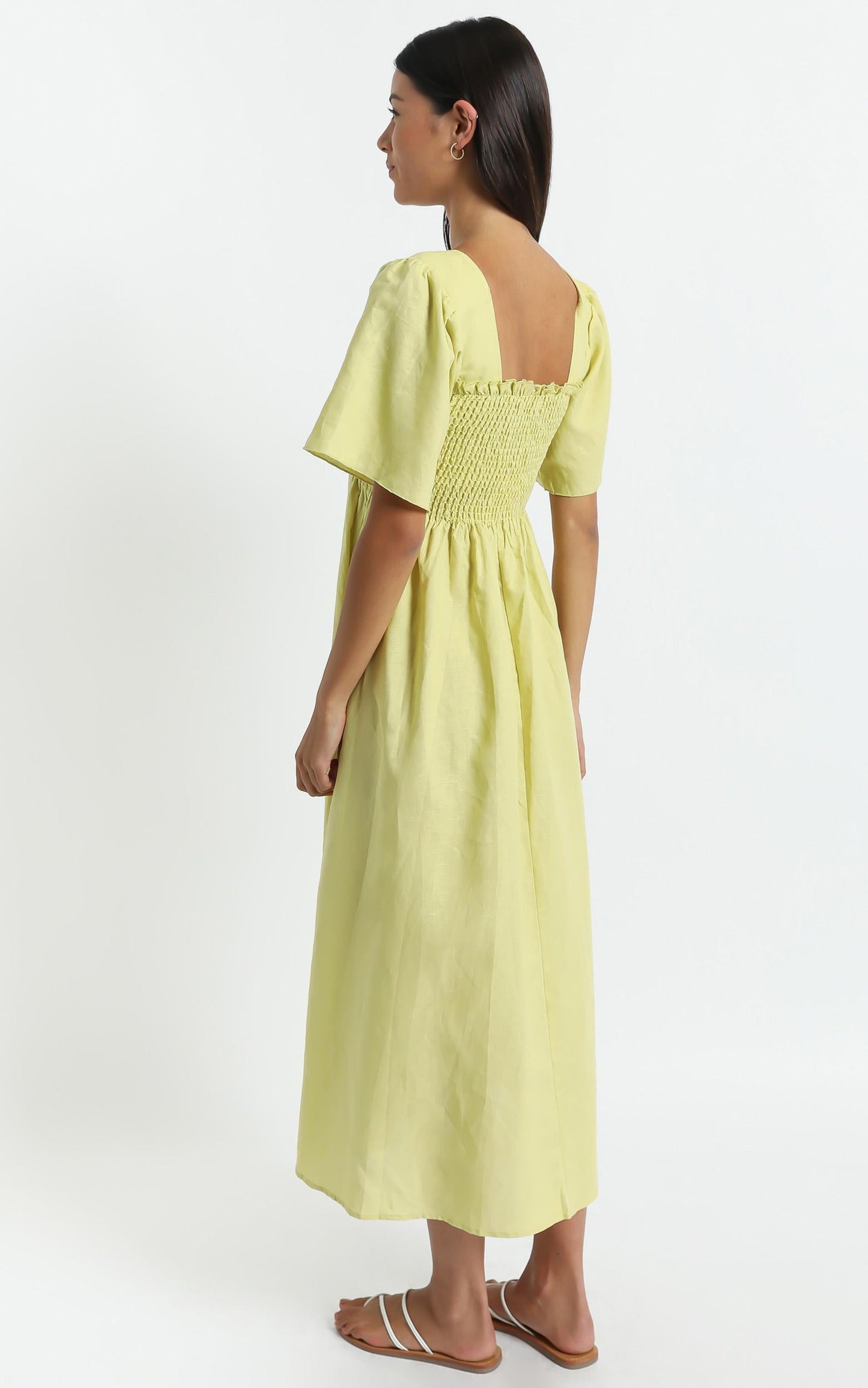 Charlie Holiday - Tuscany Dress in Chartreuse