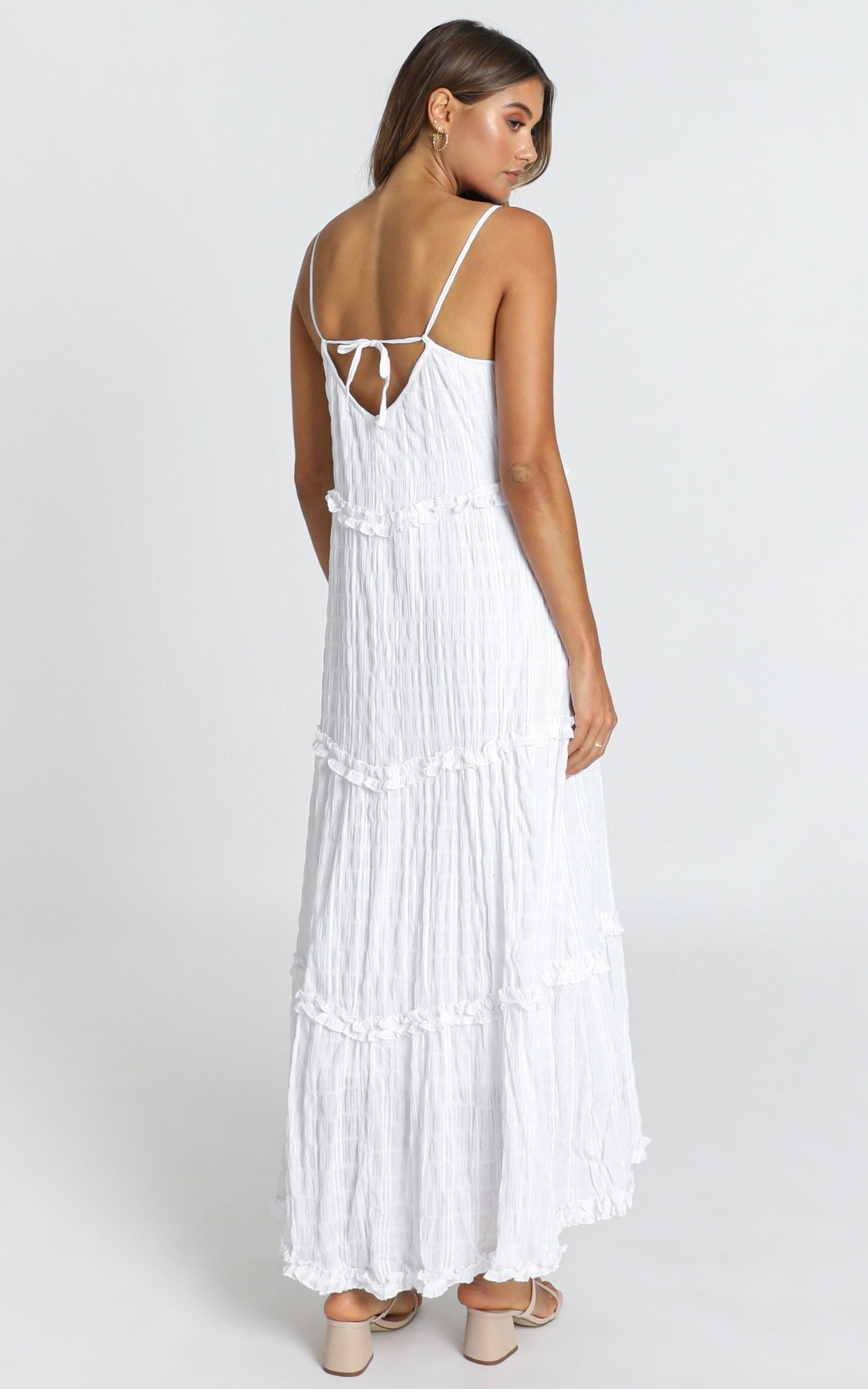 Coastal Breeze Dress in White