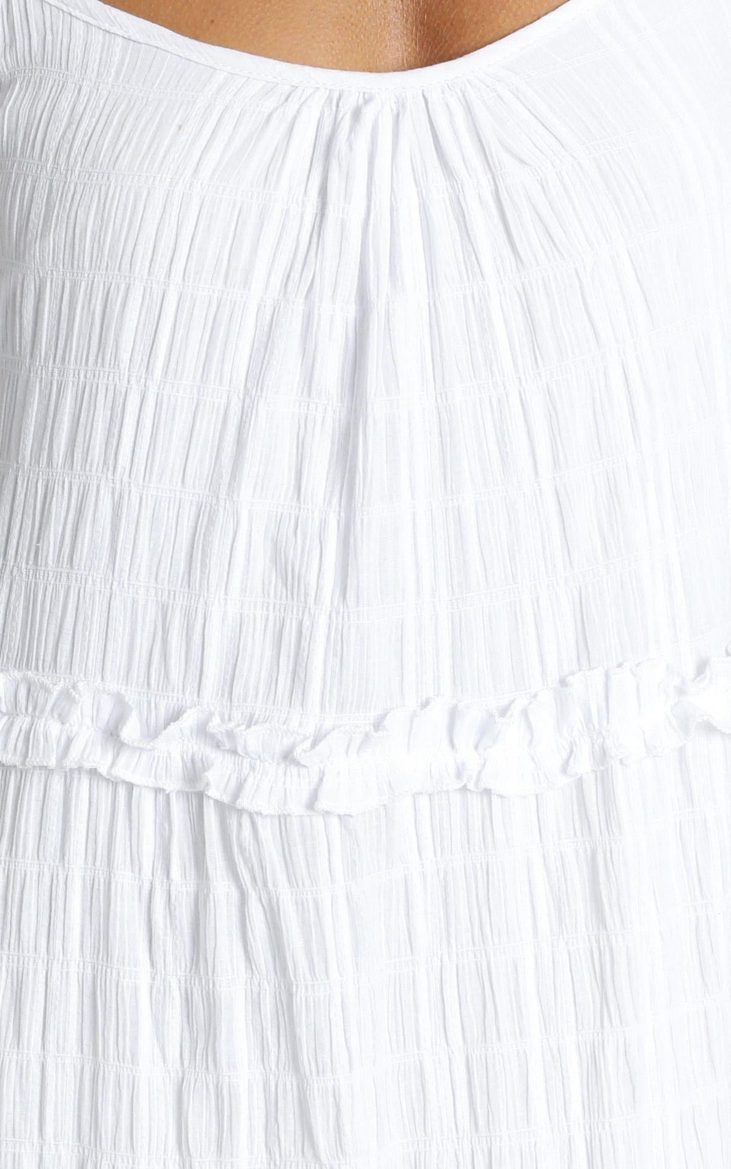 Coastal Breeze Dress in White