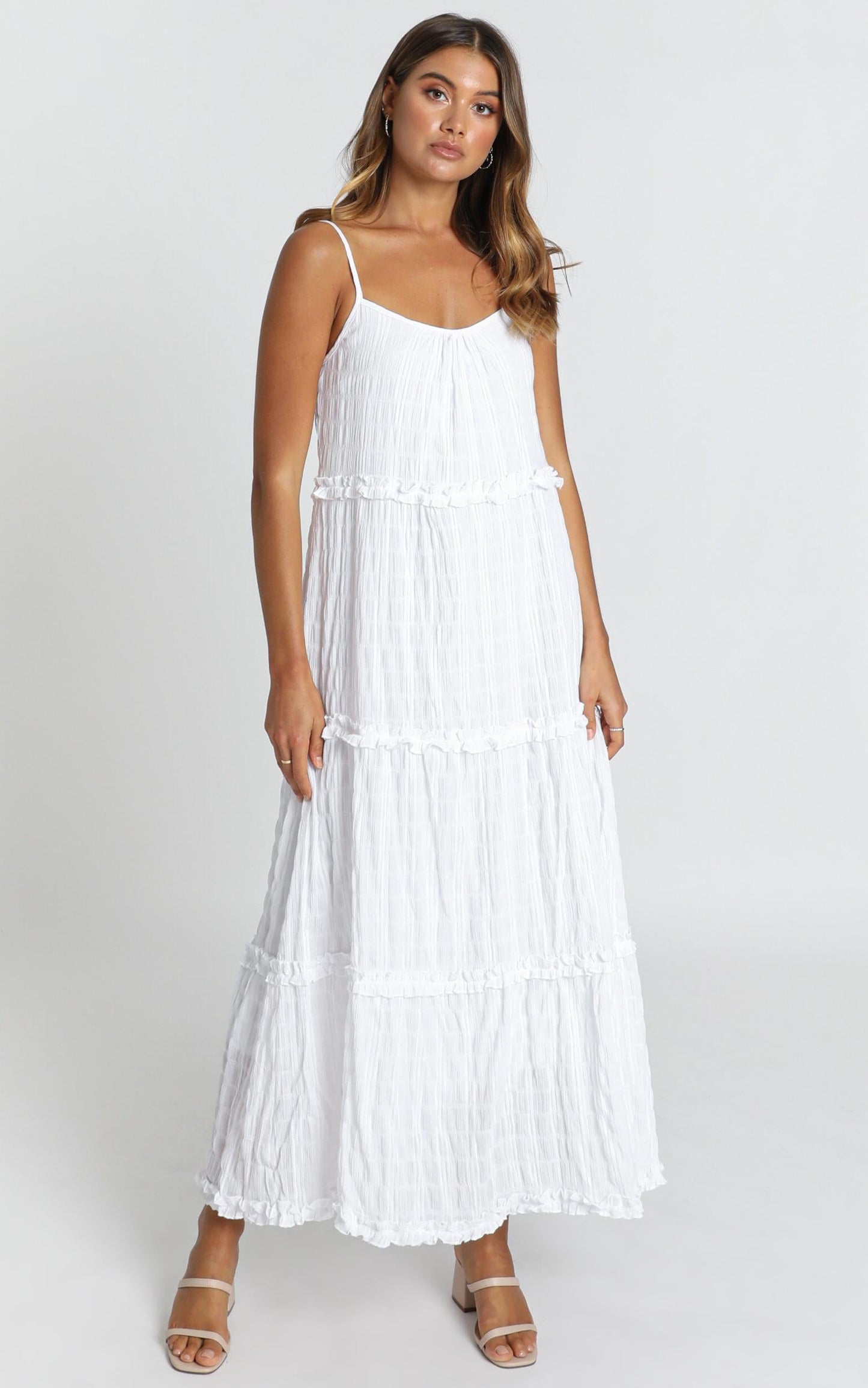 Coastal Breeze Dress in White