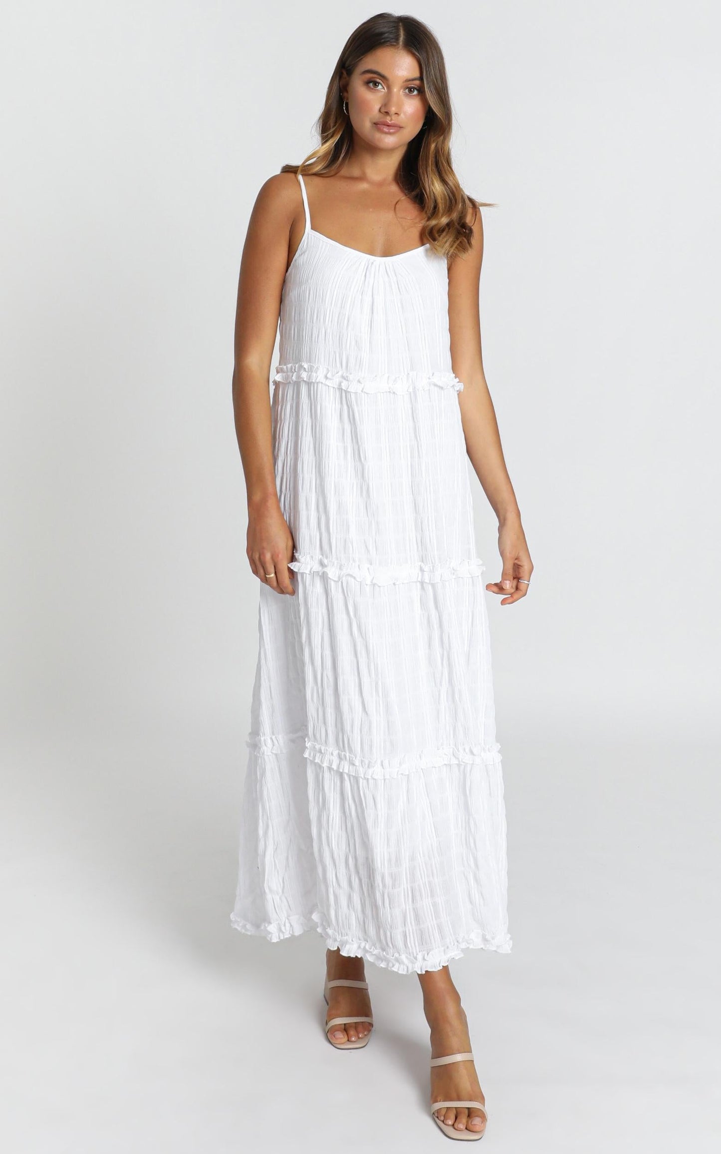 Coastal Breeze Dress in White