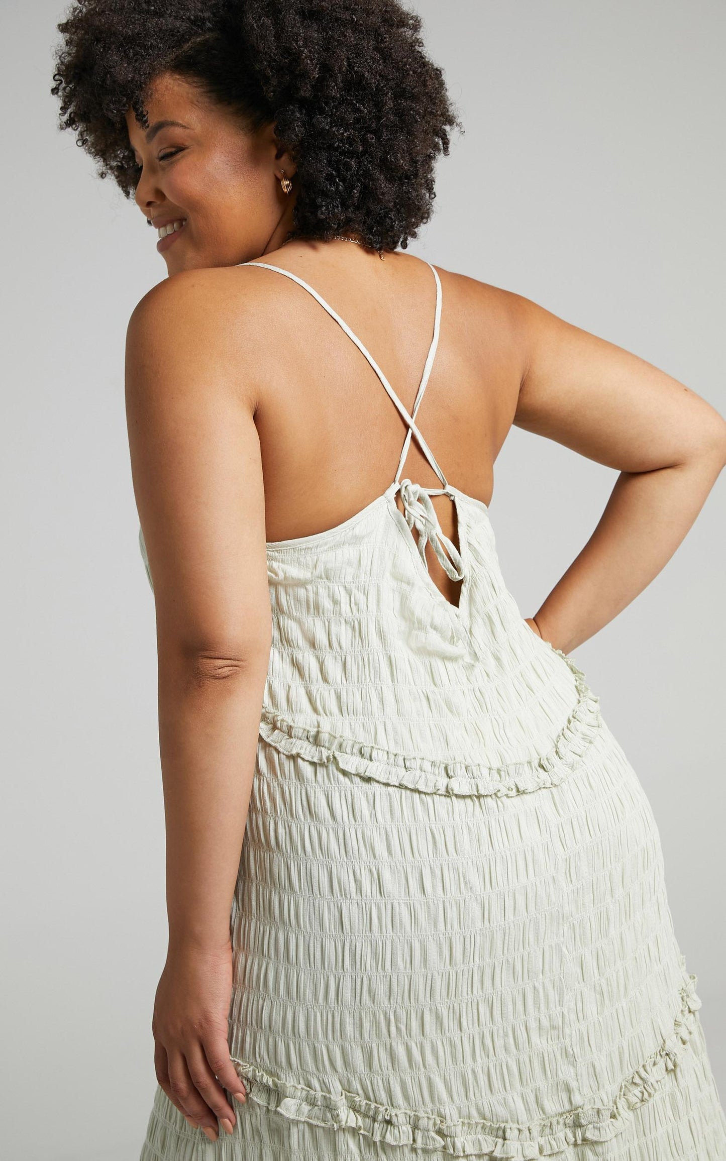 Coastal Breeze Dress in Sage