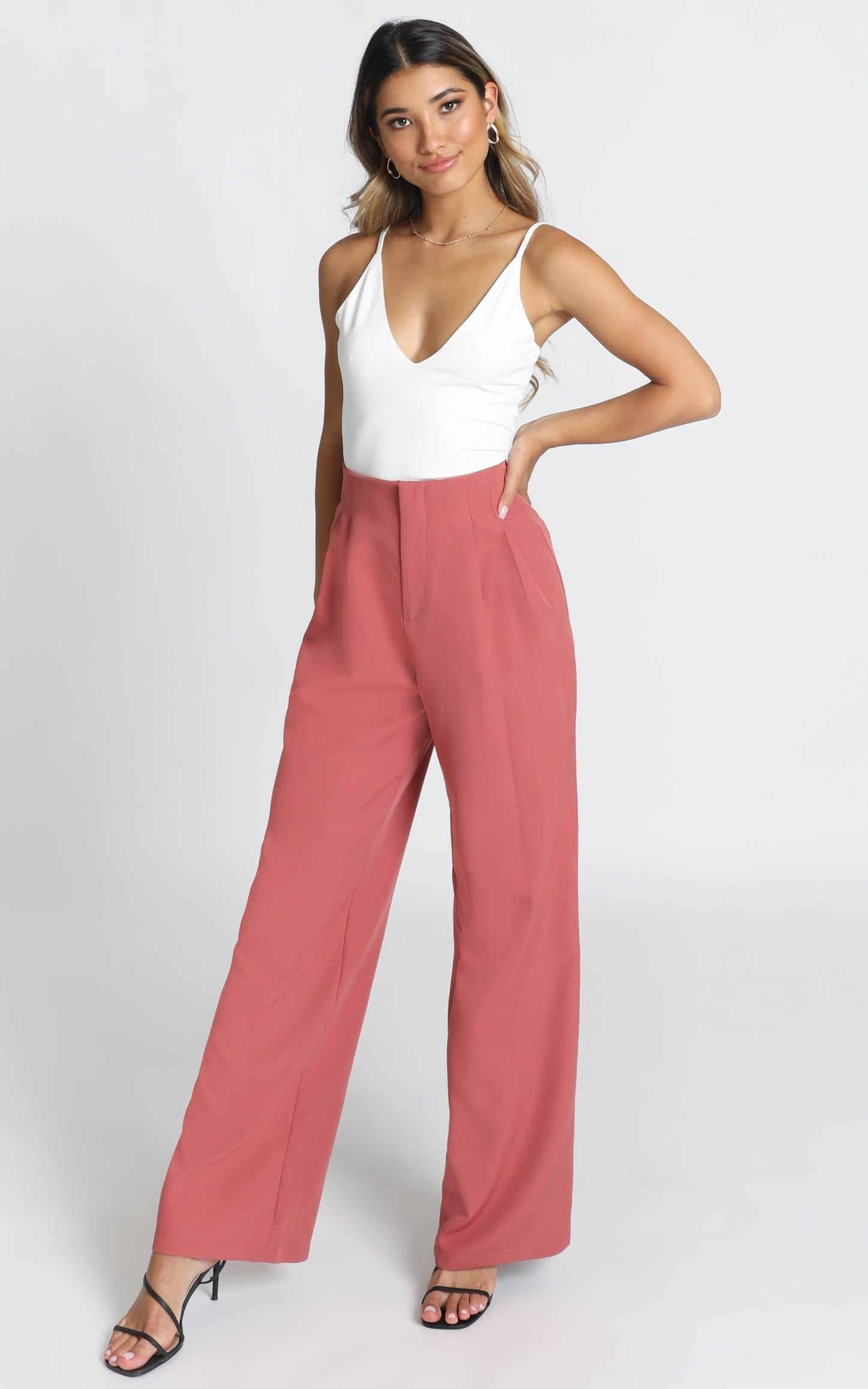 Competition Time Pants In Dusty Rose
