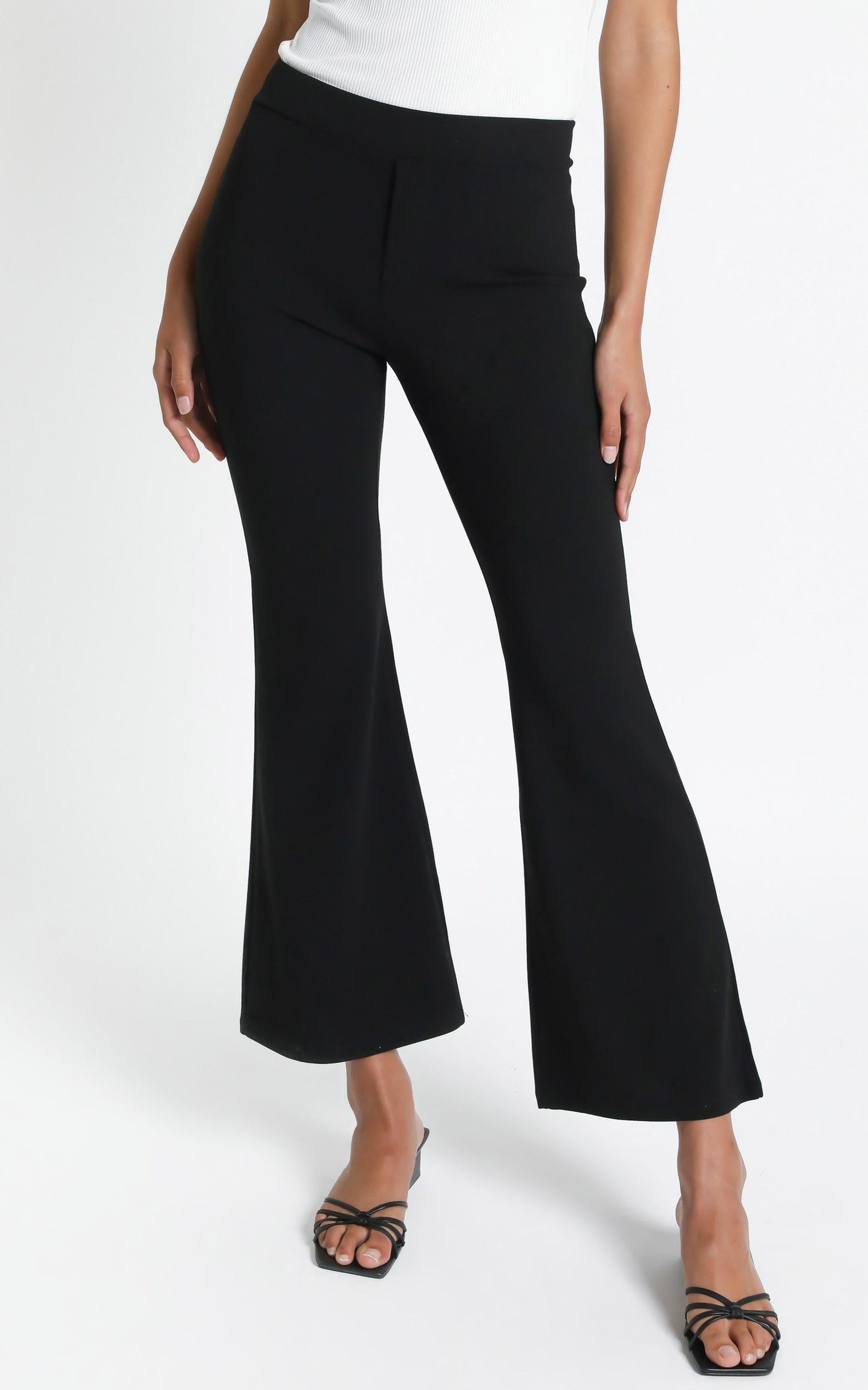 Connor Flared Pants in Black