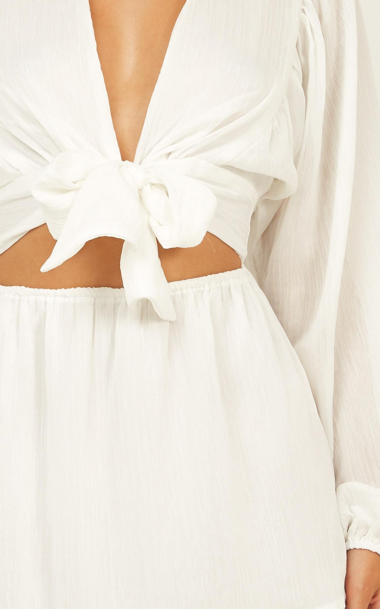 Consideration Dress In White