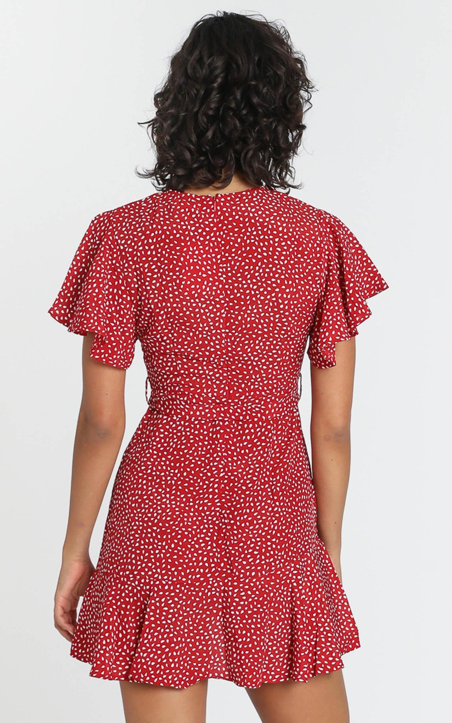 Constance Dress in Red Spot