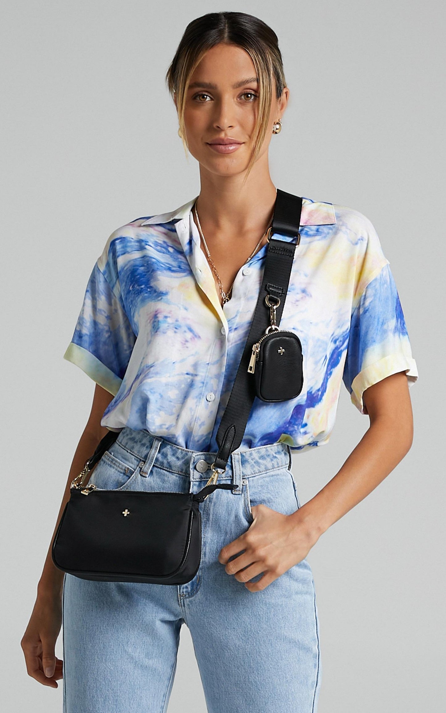 Cools Club - 70's Shirt in Ocean Glitter