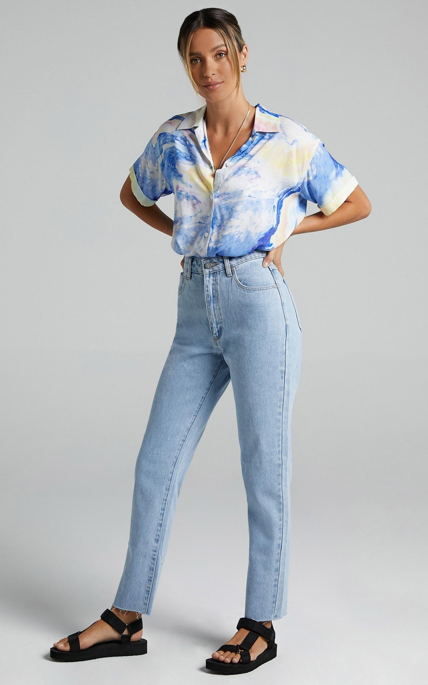 Cools Club - 70's Shirt in Ocean Glitter