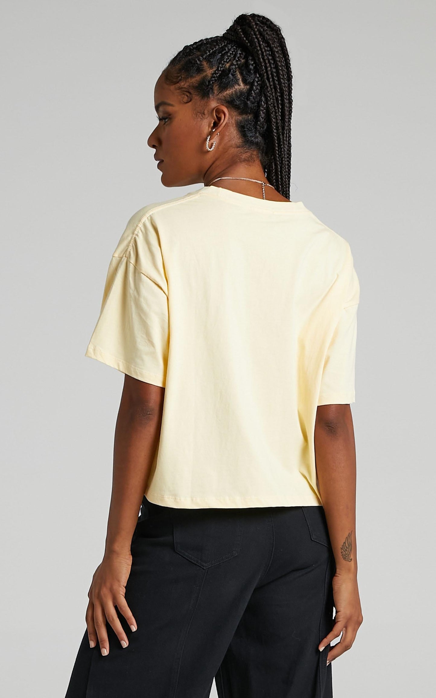 Cools Club - Leisure Club Boxy Tee in Lemon