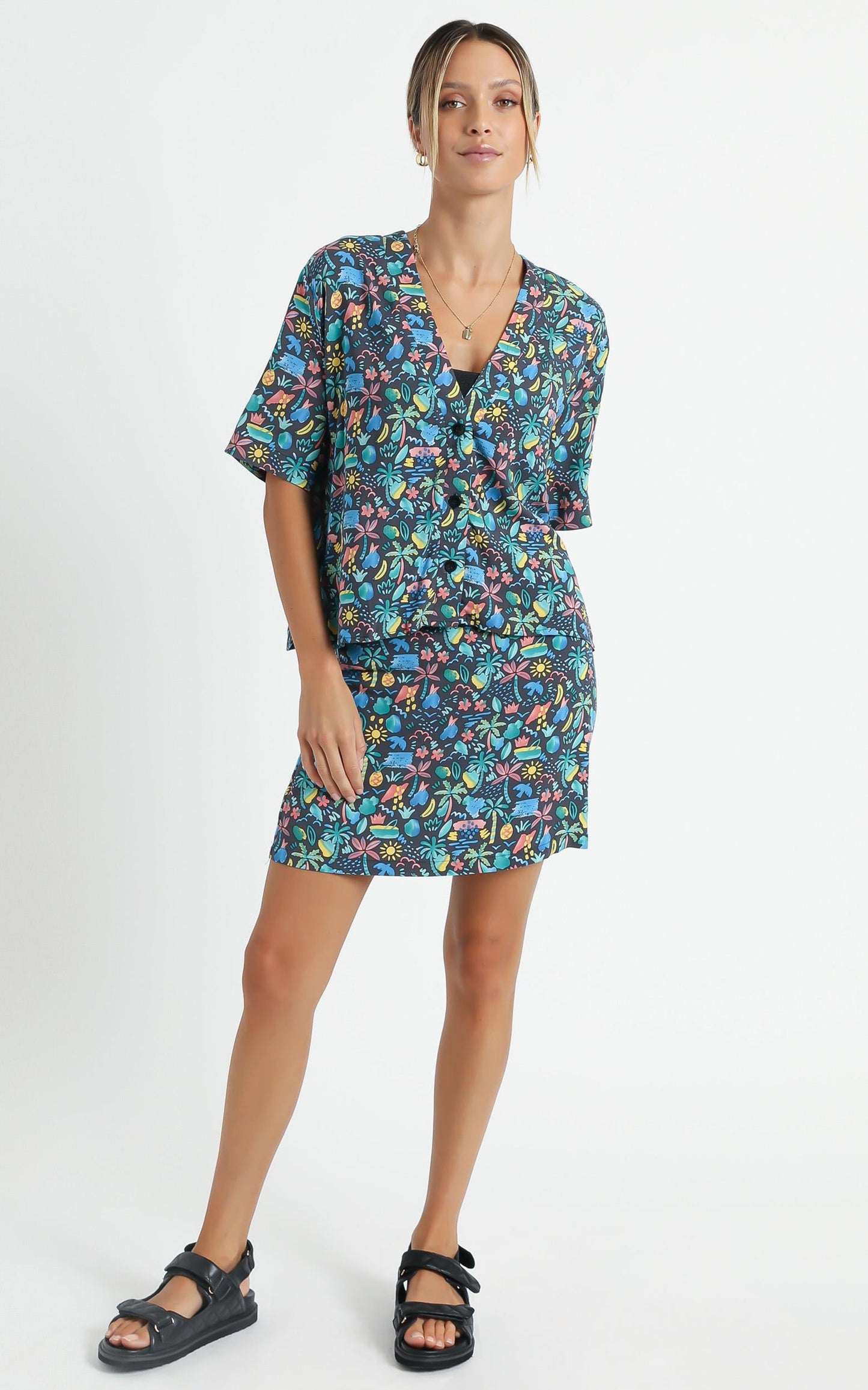 Cools Club - Caribou Shirt in Tropic Nights