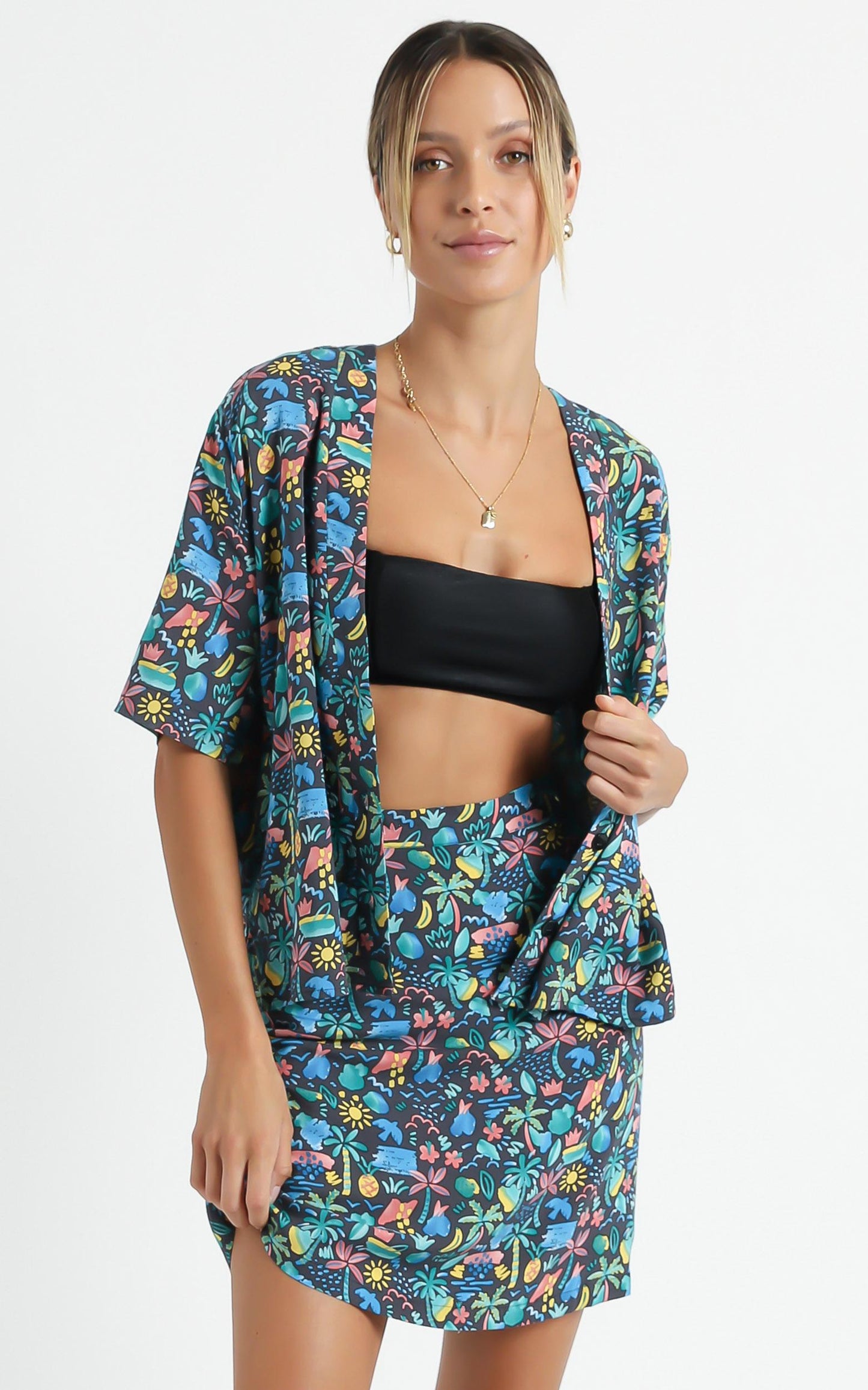 Cools Club - Caribou Shirt in Tropic Nights