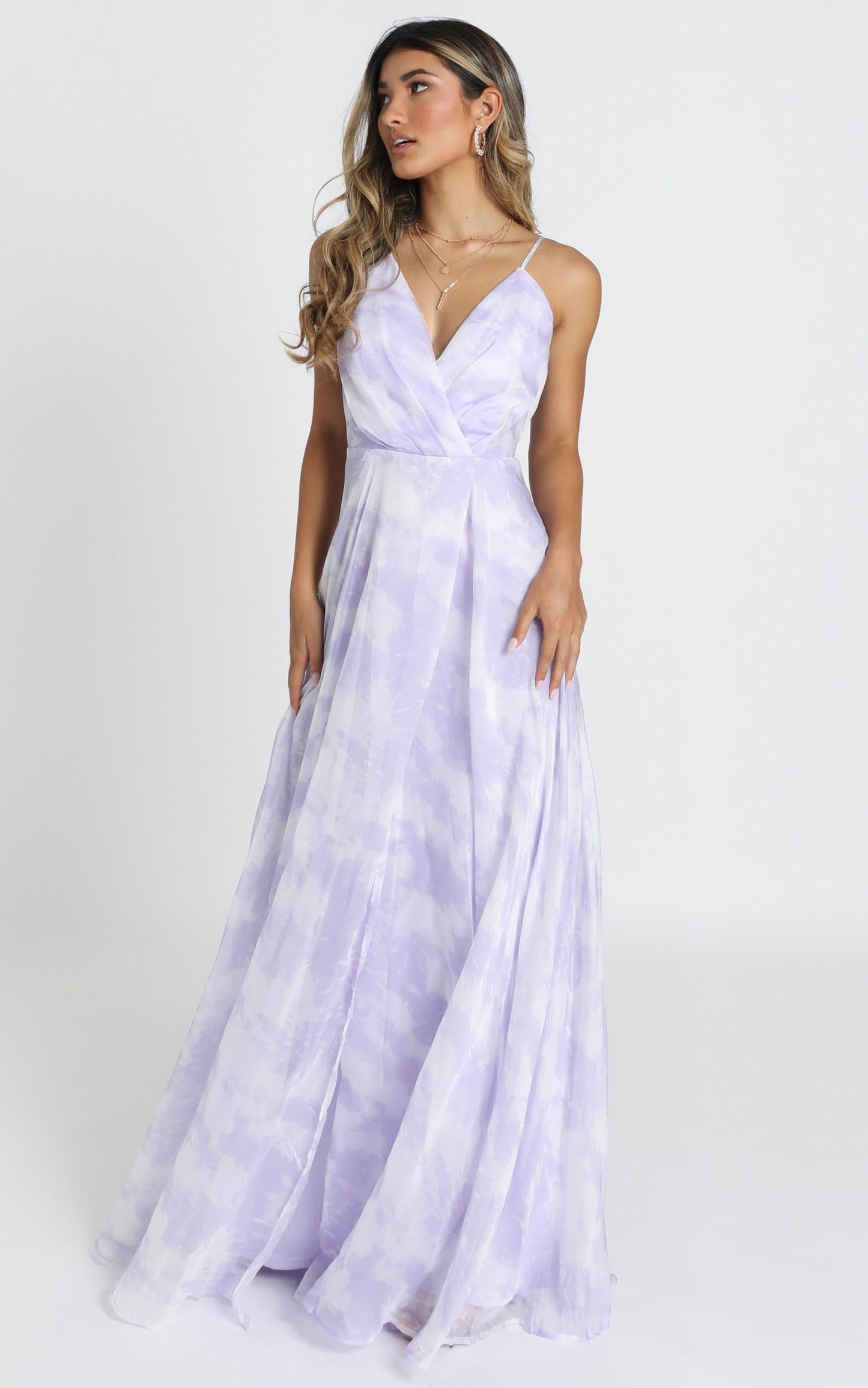 Cora Maxi Dress In Lavender