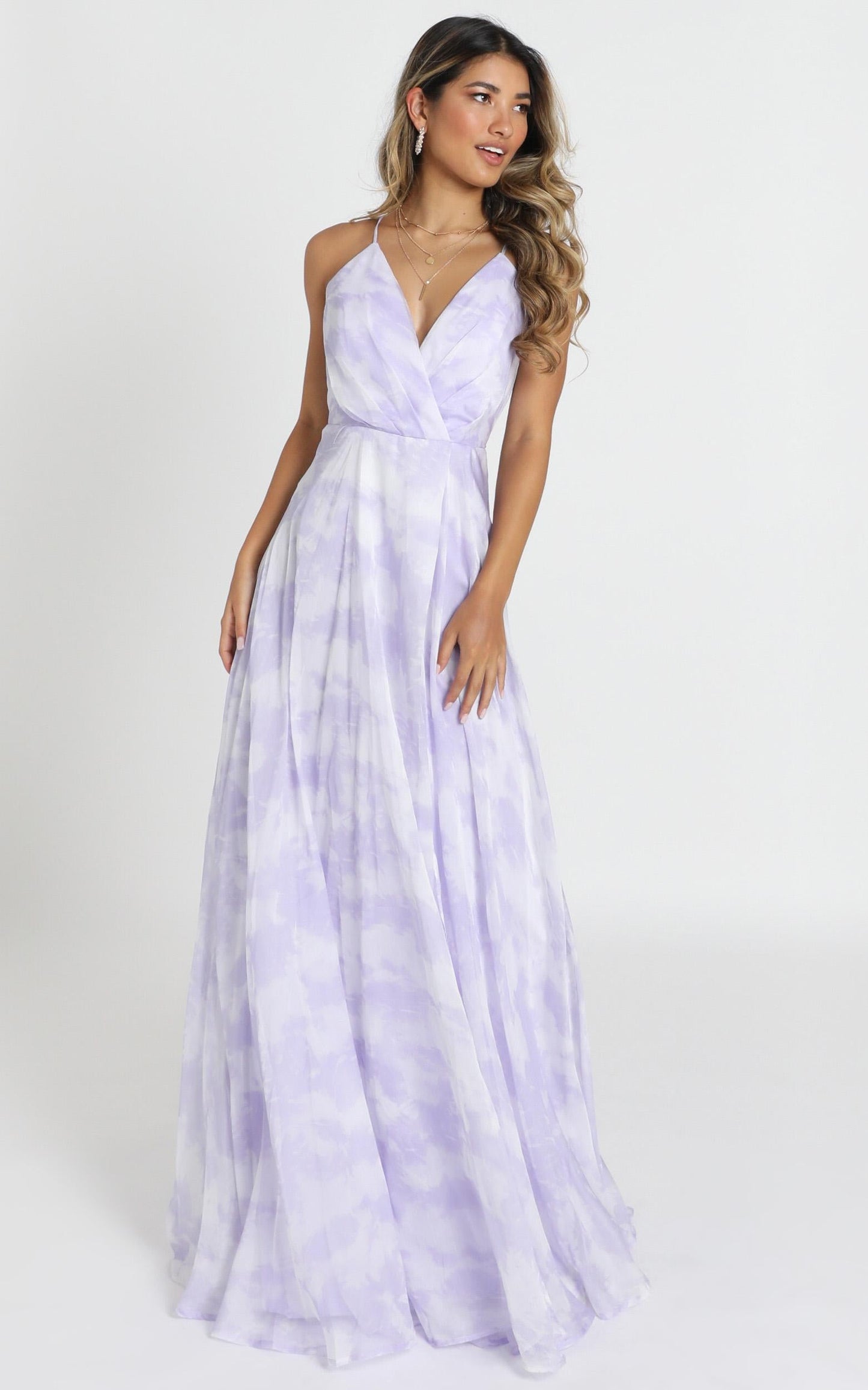 Cora Maxi Dress In Lavender