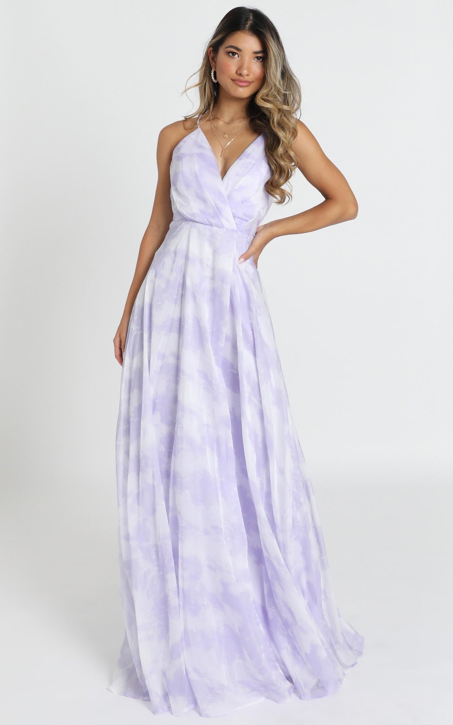 Cora Maxi Dress In Lavender
